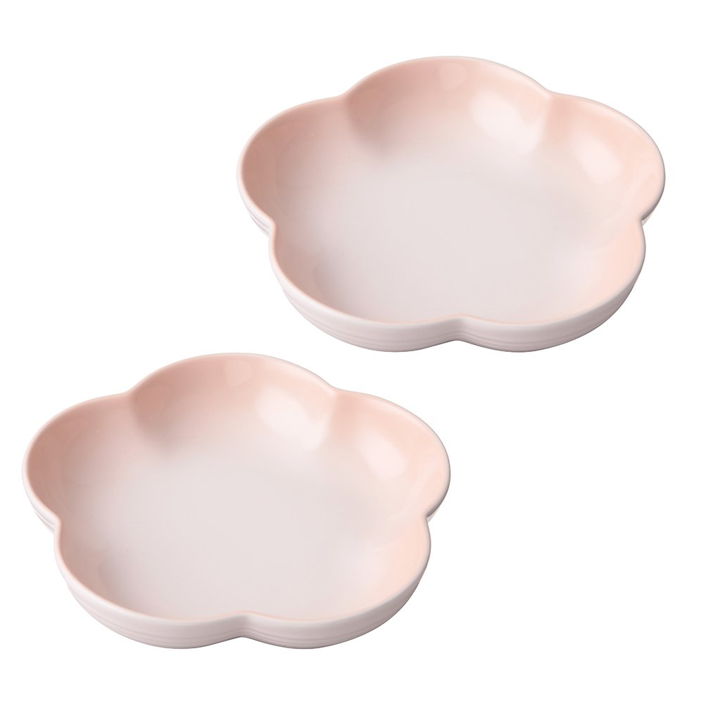 Set of 2 Flower Dish 20cm Ballerina Pink