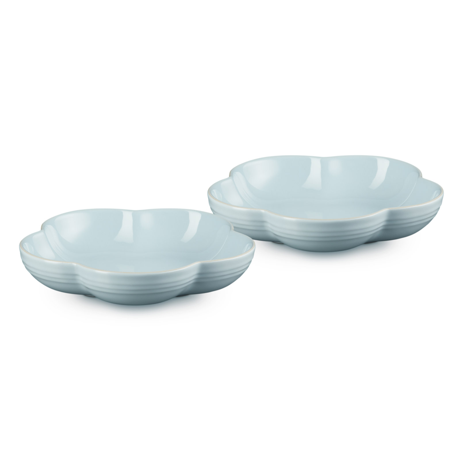 Set of 2 Flower Dish image number 1