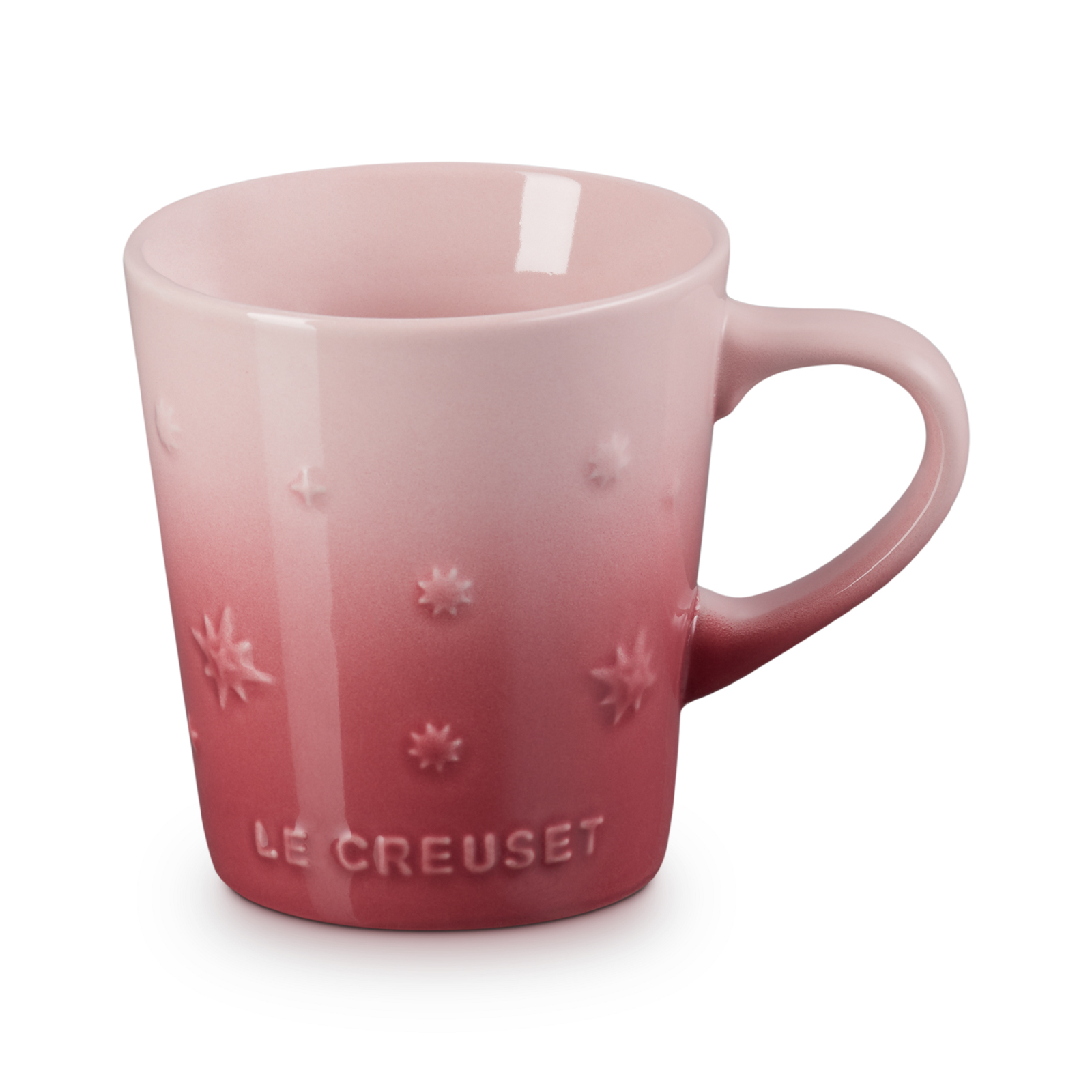 星形浮雕陶瓷杯 330毫升 Pale Rose