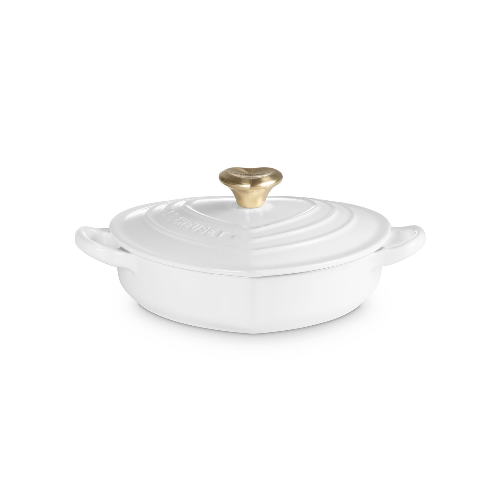 Heart Dish (Light Gold Heart Knob) image number 1