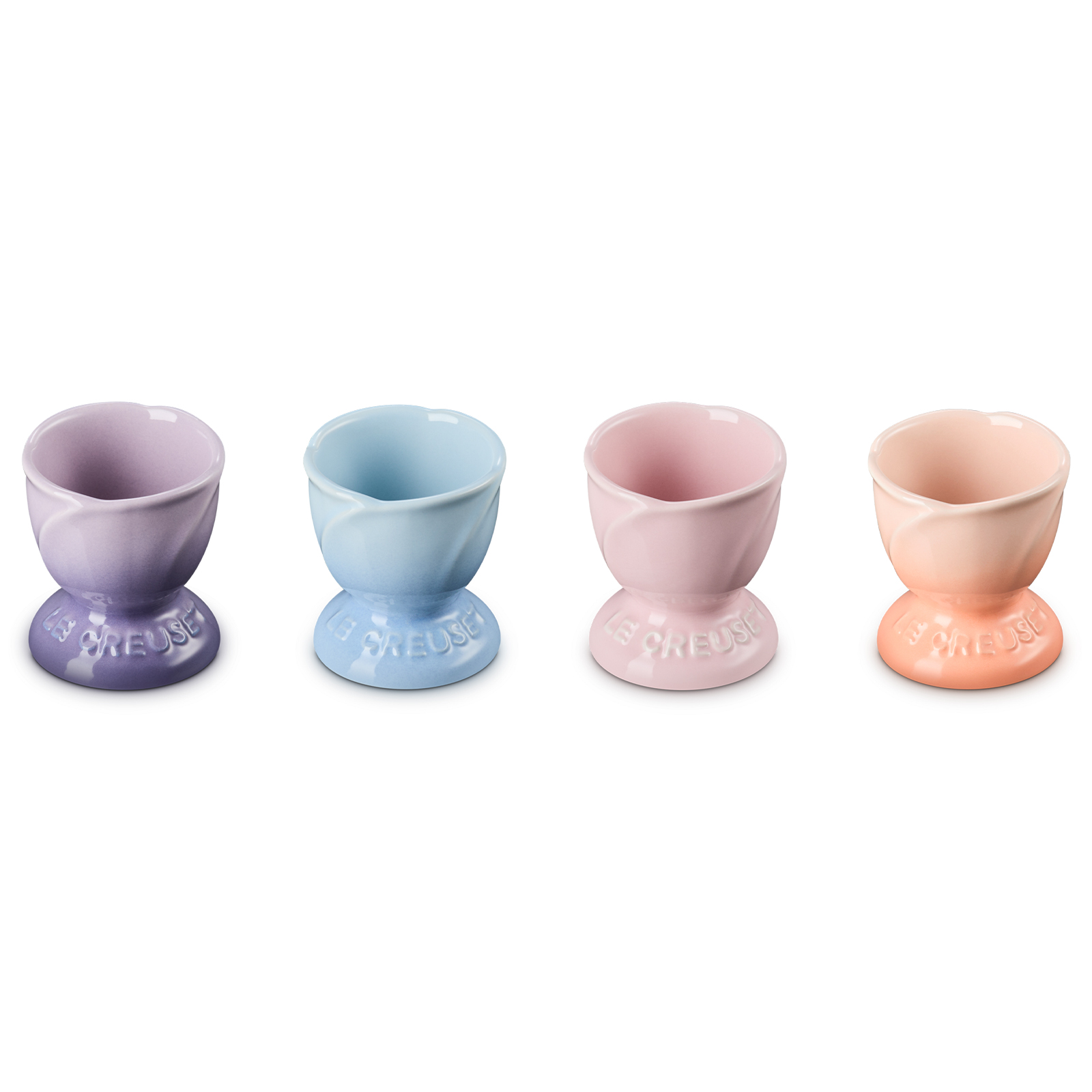 Anemone Petal Set of 4 Footed Egg Cup image number 1