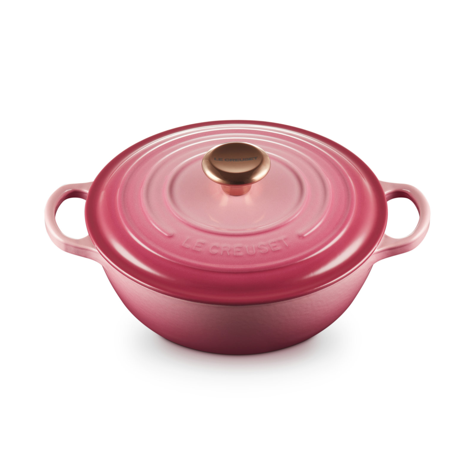 琺瑯鑄鐵深炒鍋 (銅色鍋蓋頭) image number 1