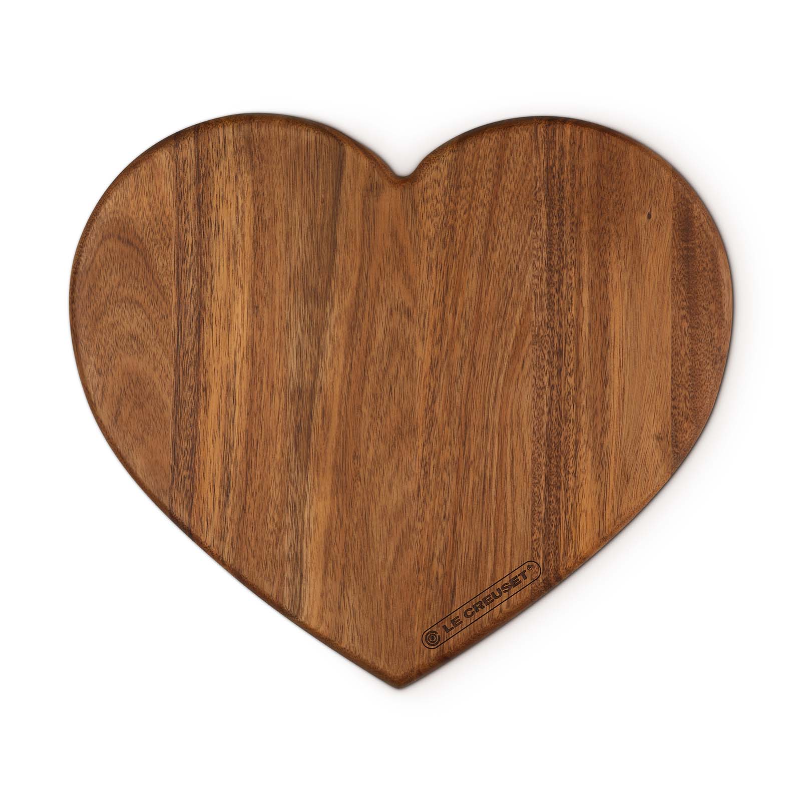 金合歡木心形木托盤