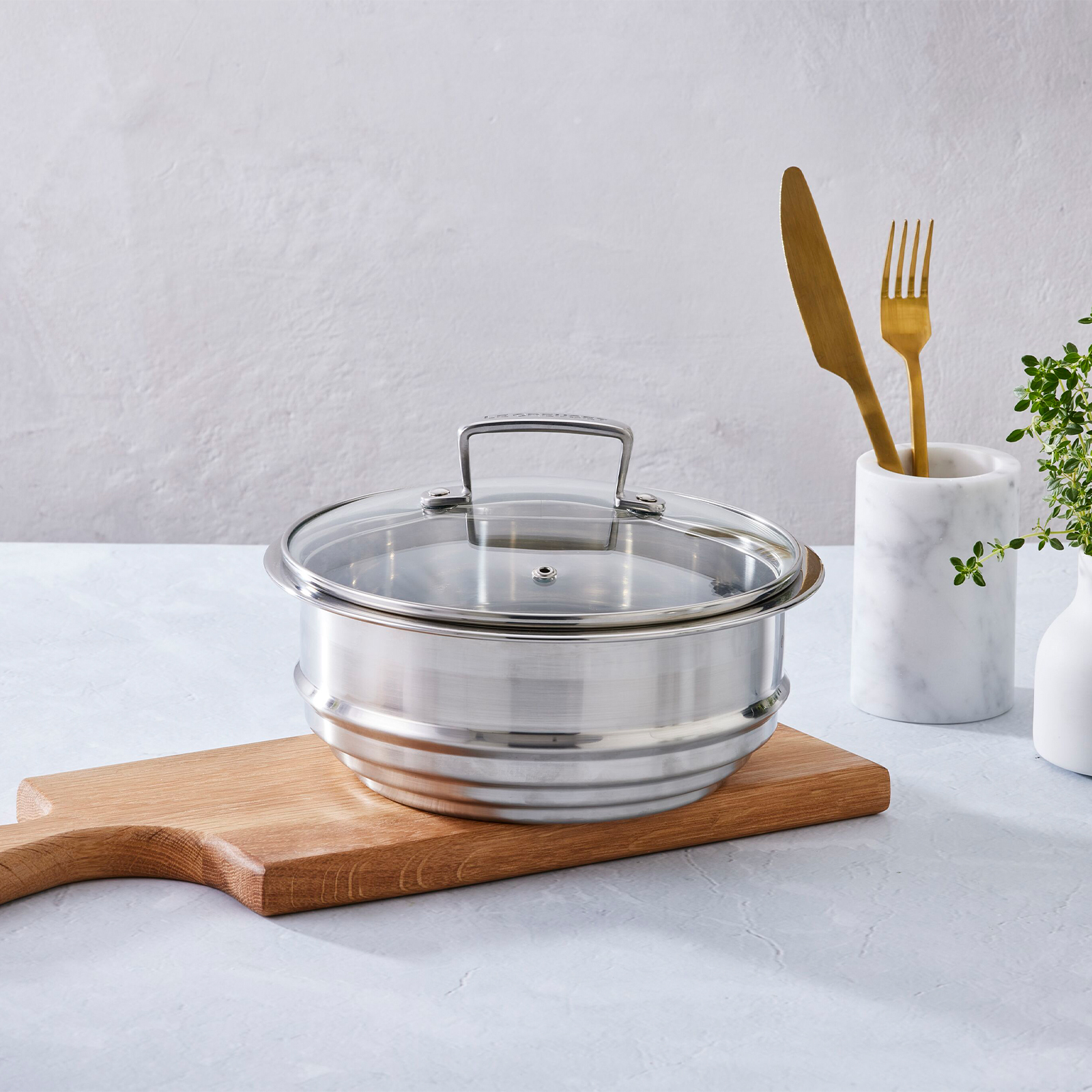 Multi-Steamer with Glass Lid 20cm (Fit for 16/18/20cm Round Casserole) image number 6