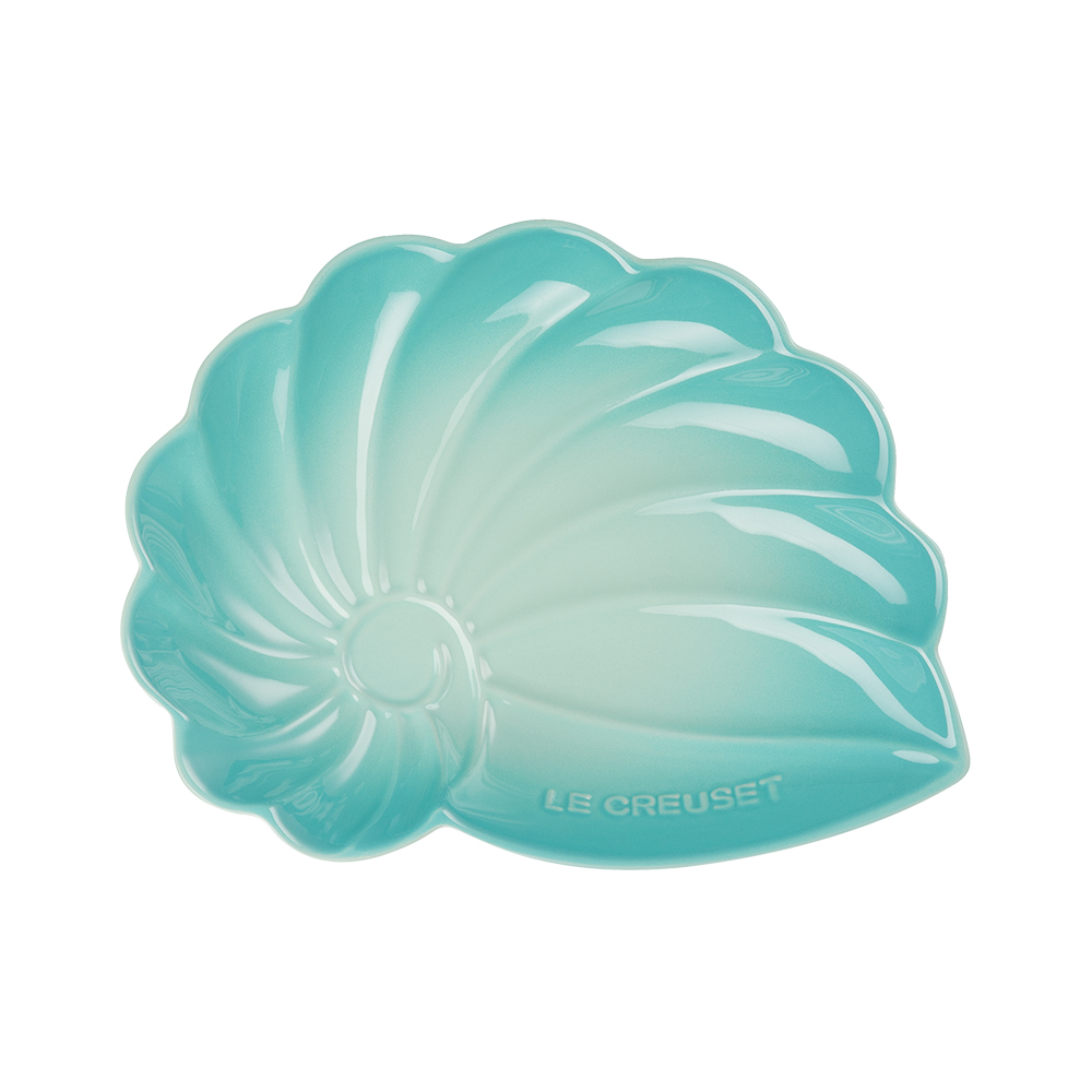 貝殼造型陶瓷盤 (大) Cool Mint