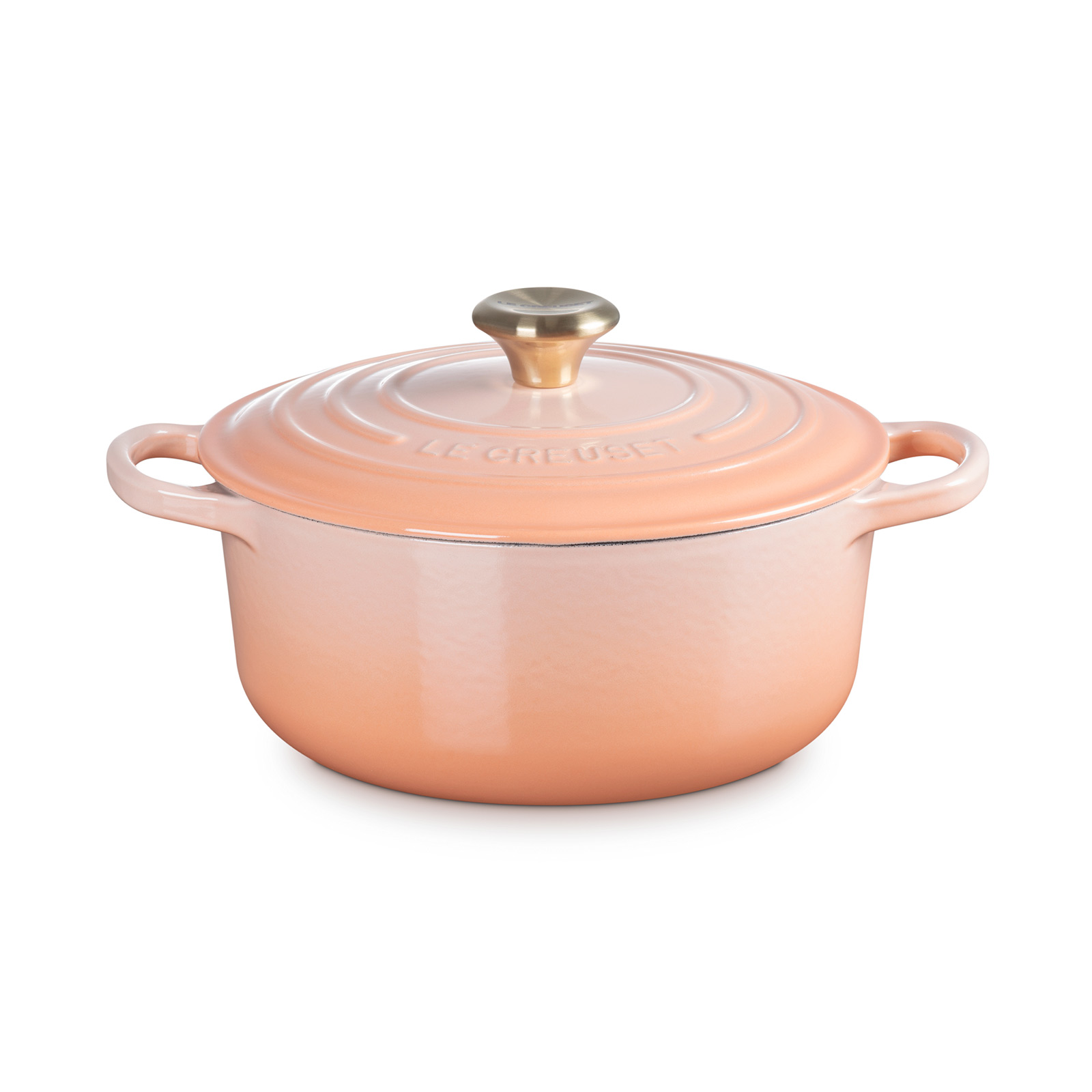 Round Casserole (Light Gold Knob) image number 1