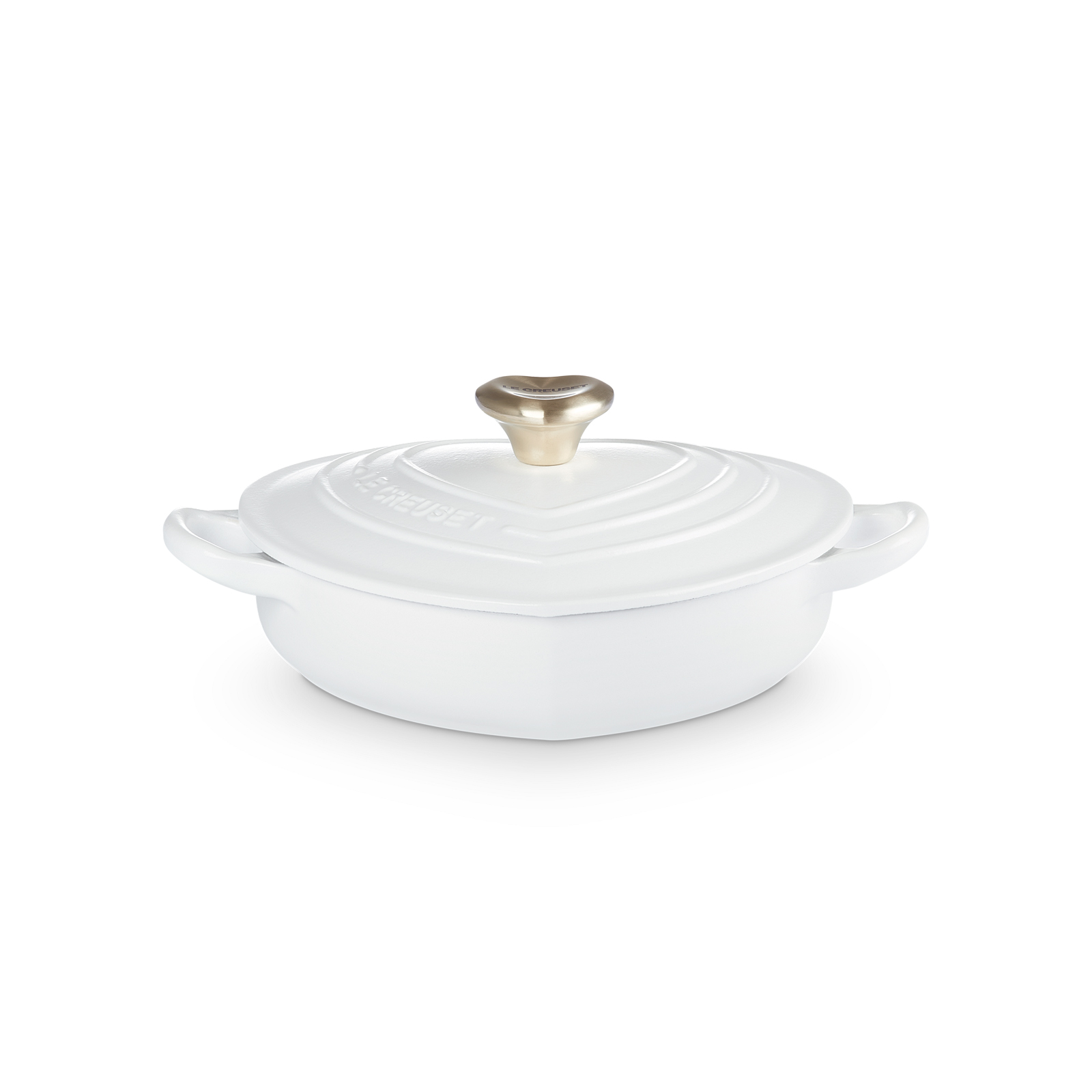 Heart Dish (Light Gold Heart Knob) image number 1