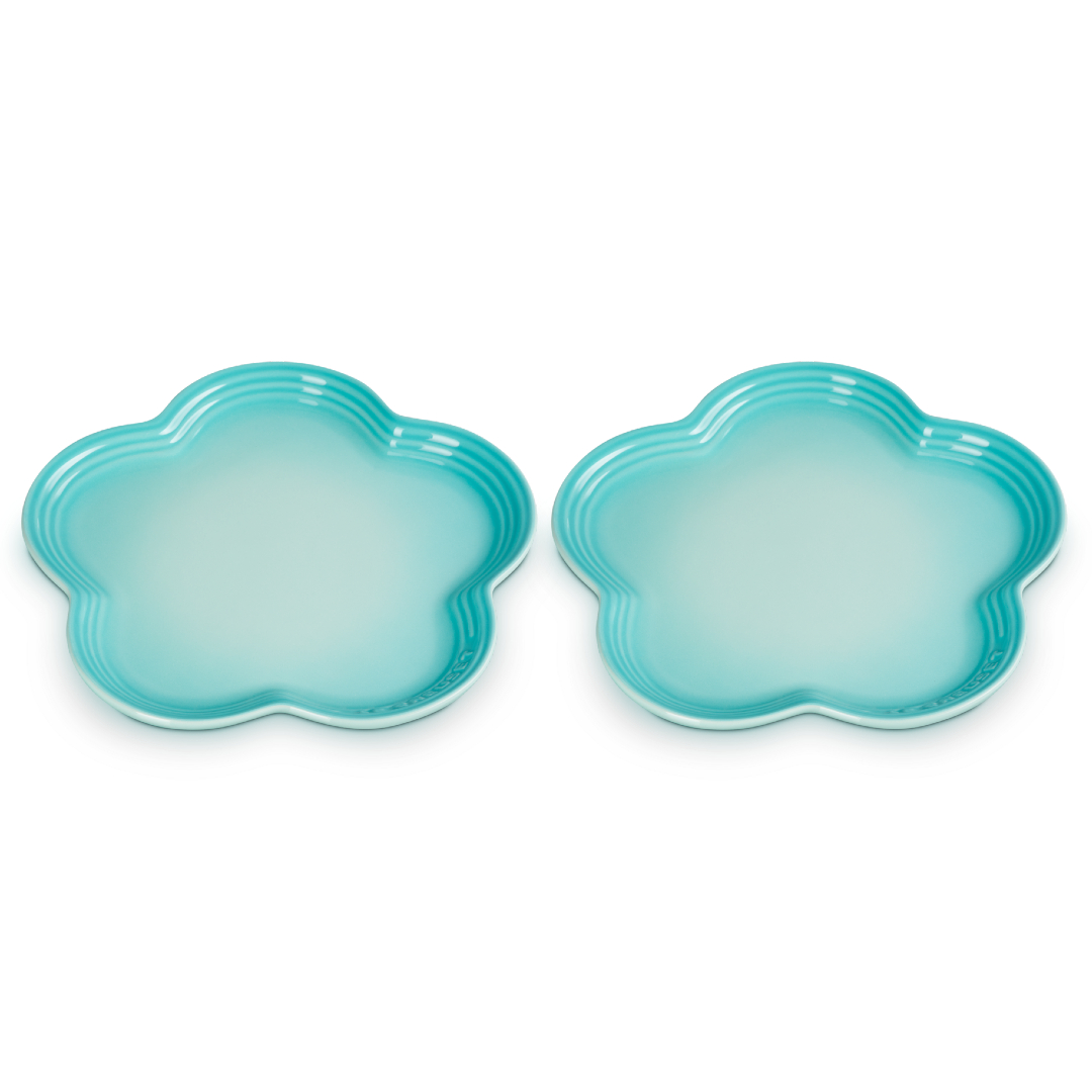 Set of 2 Flower Plate image number 1