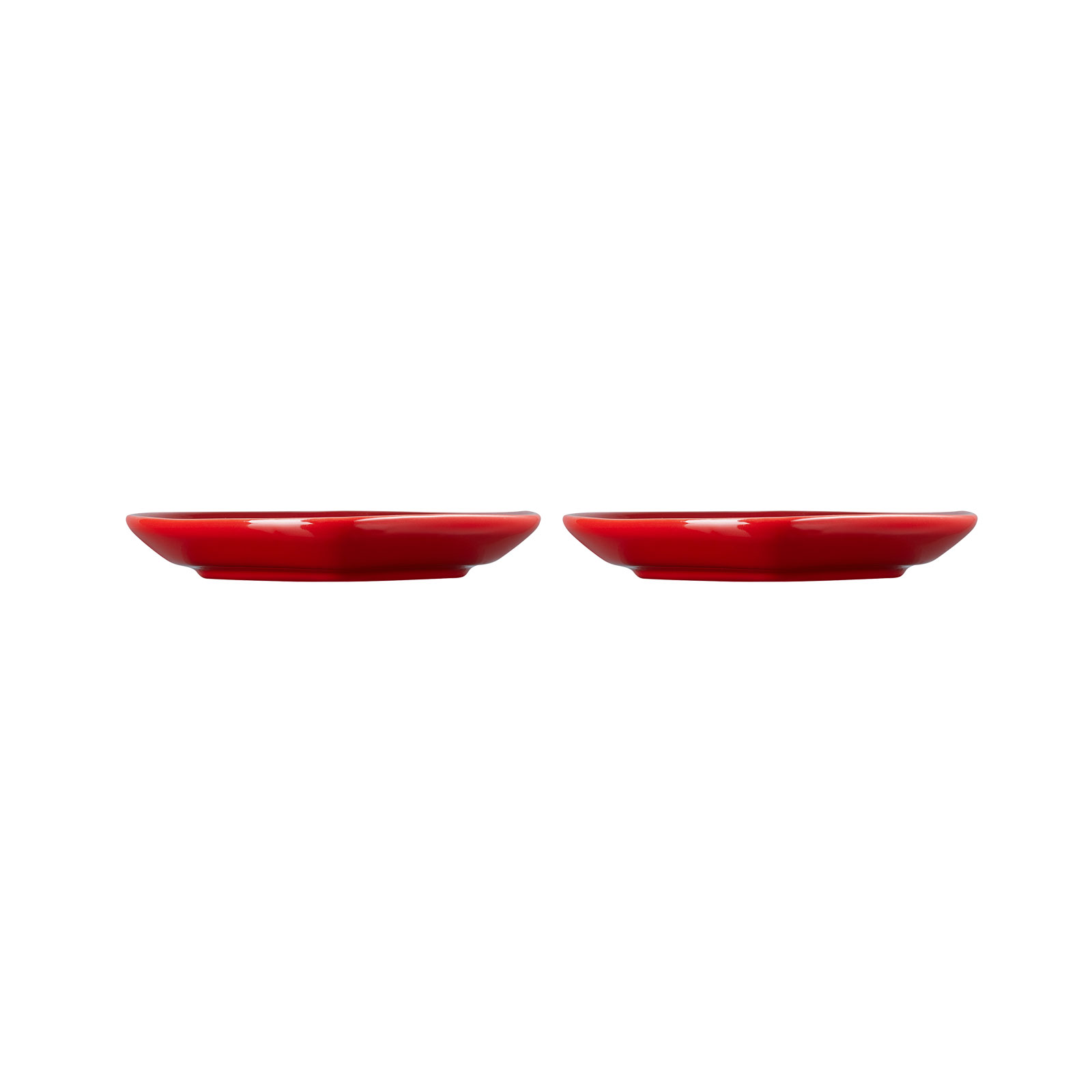 Set of 2 Small Heart Plates image number 3