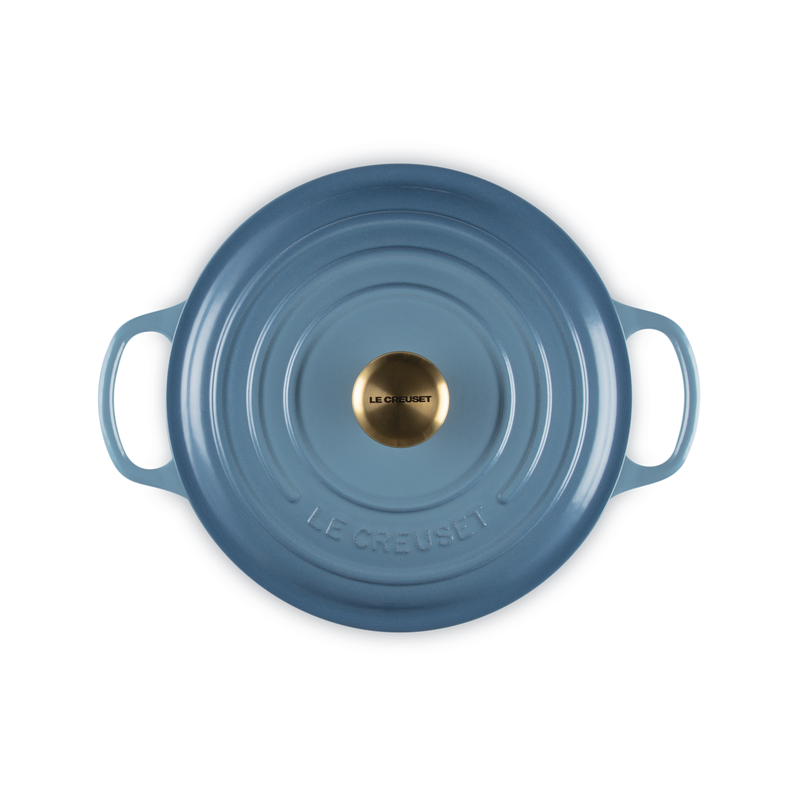 Round Casserole (Gold Knob) image number 3