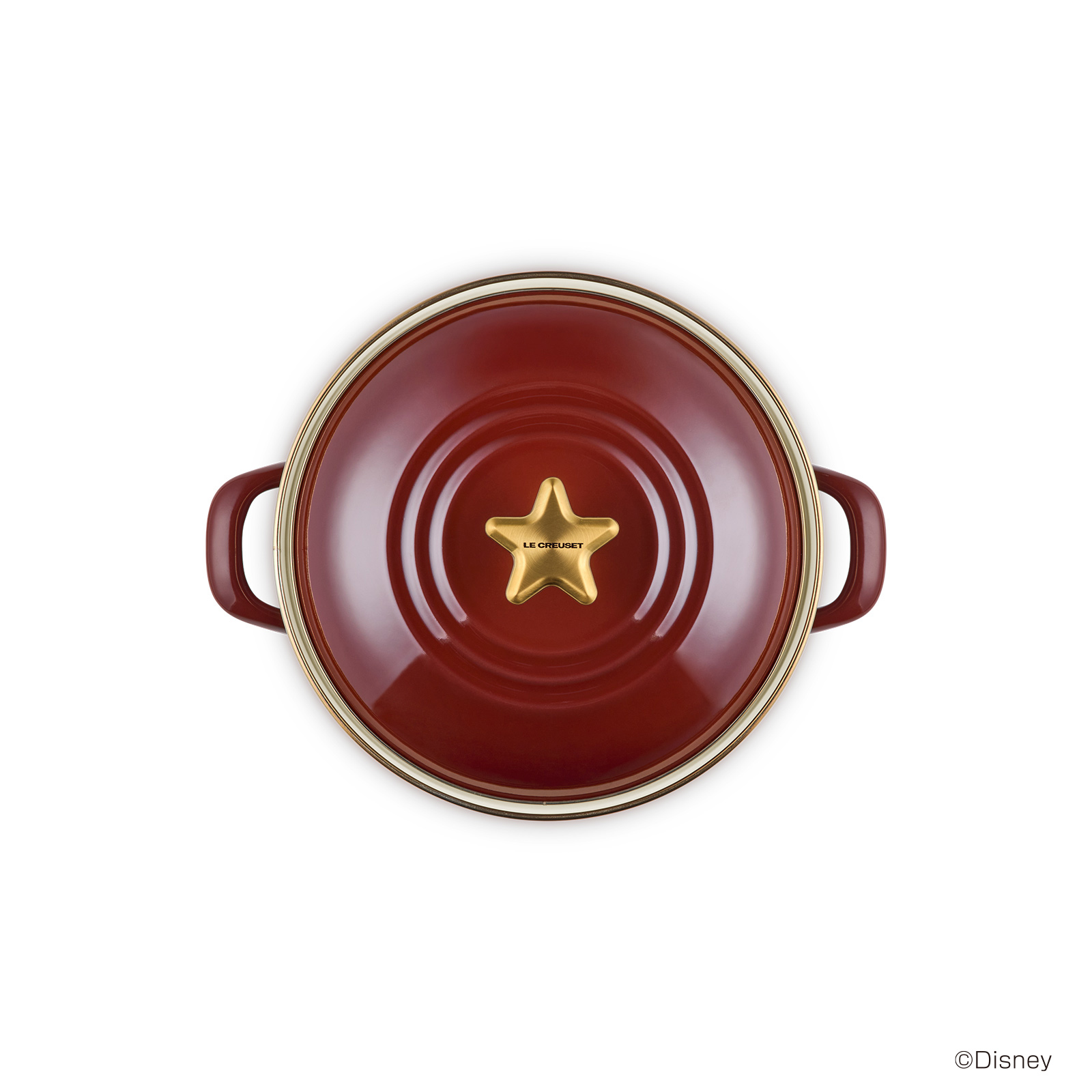 Fantasia Enamel On Steel Casserole (Gold Star Knob) image number 4