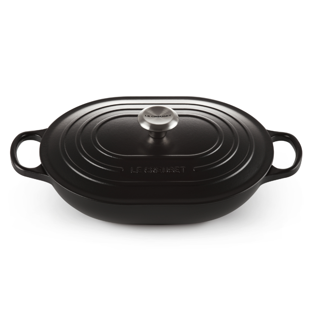 長形琺瑯鑄鐵鍋 (黑色內鍋) image number 1