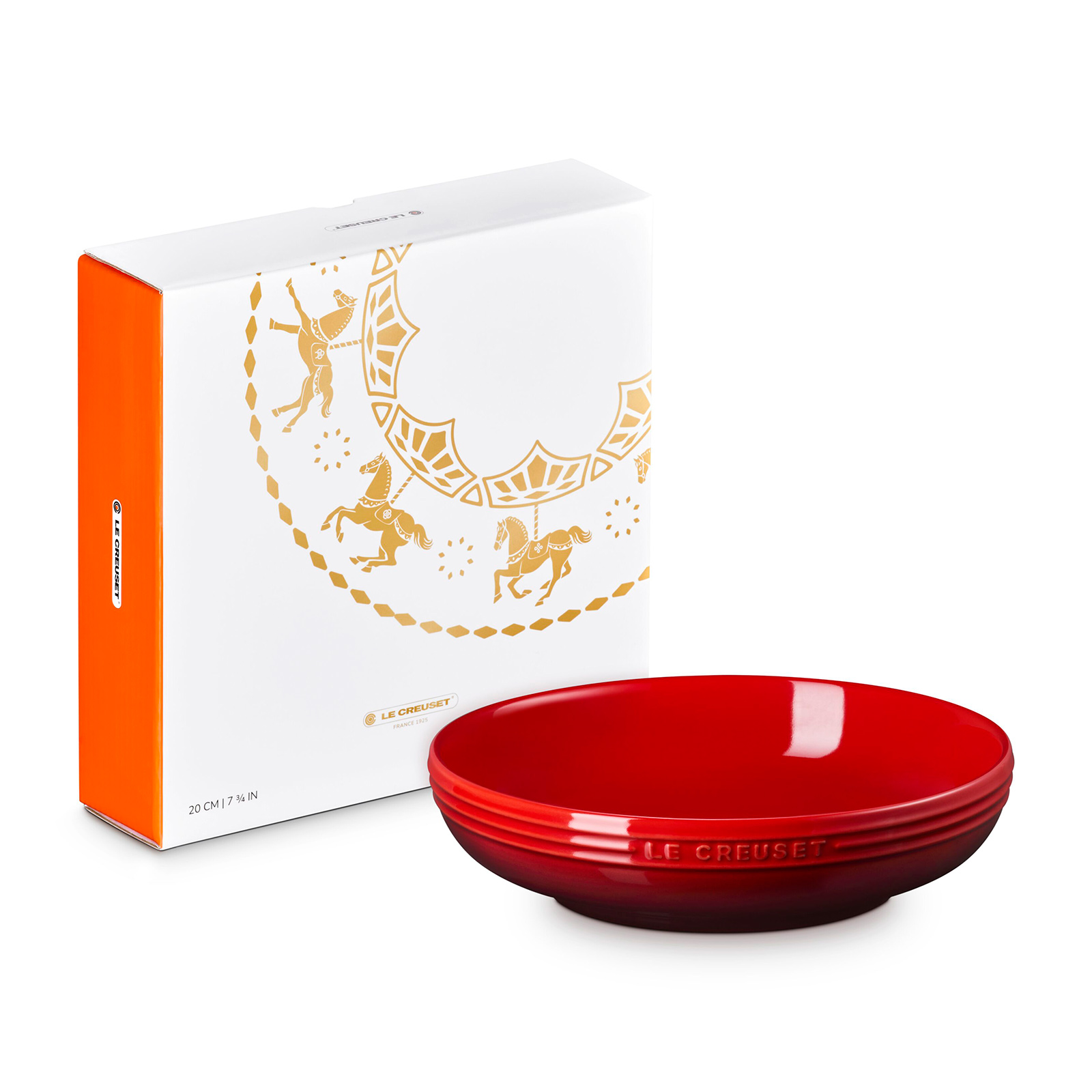 Carousel Round Dish 20cm Cerise