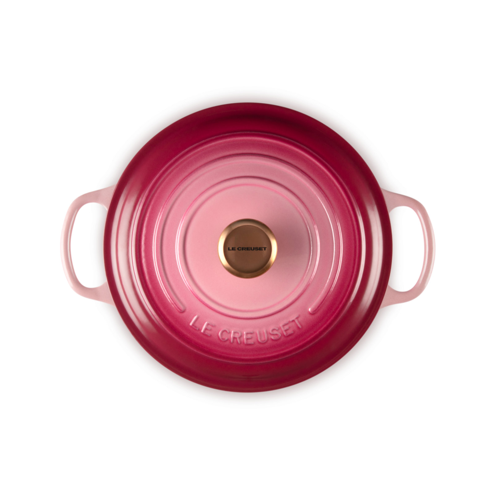 圓形琺瑯鑄鐵鍋 (銅色鍋蓋頭) image number 3