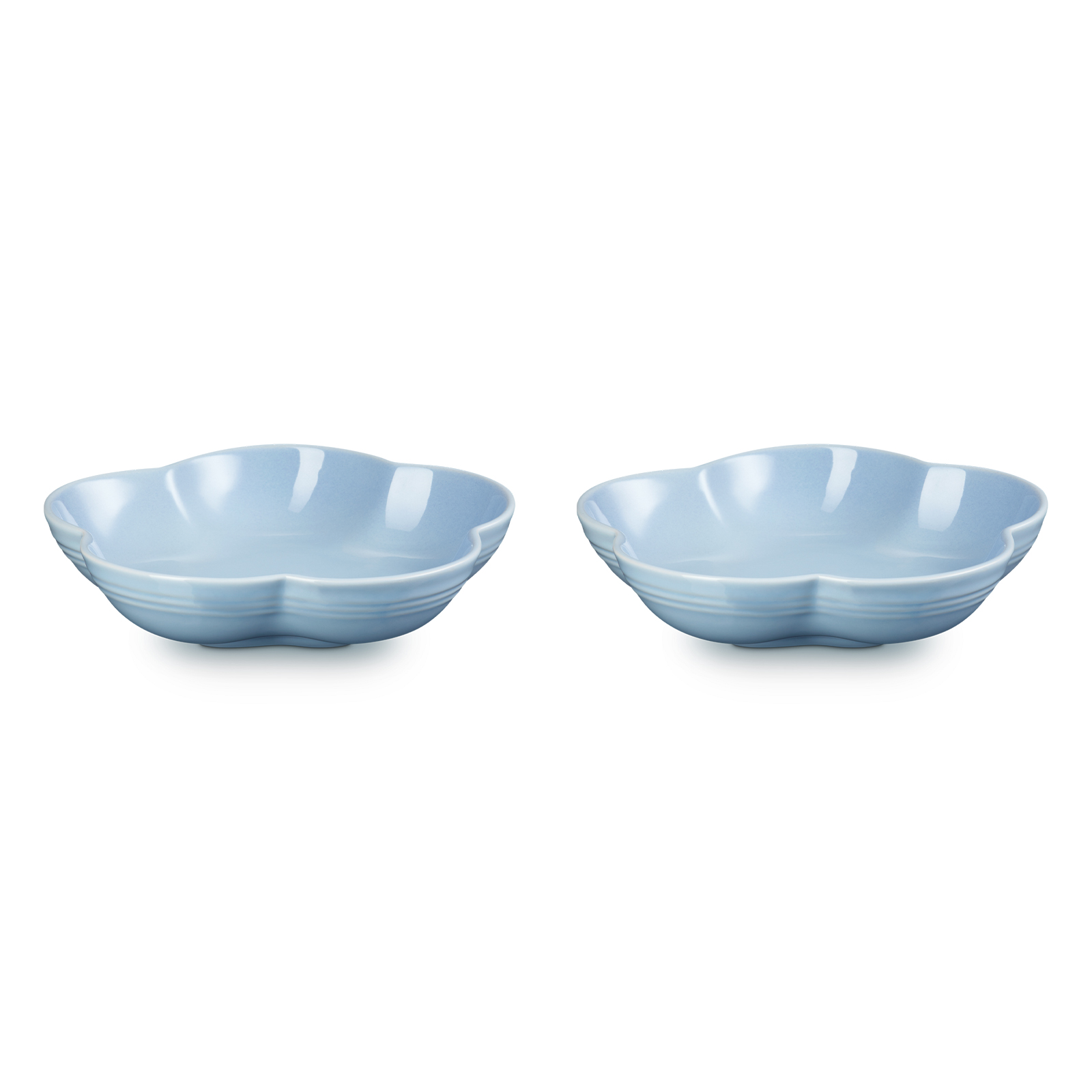 Set of 2 Flower Dish image number 1