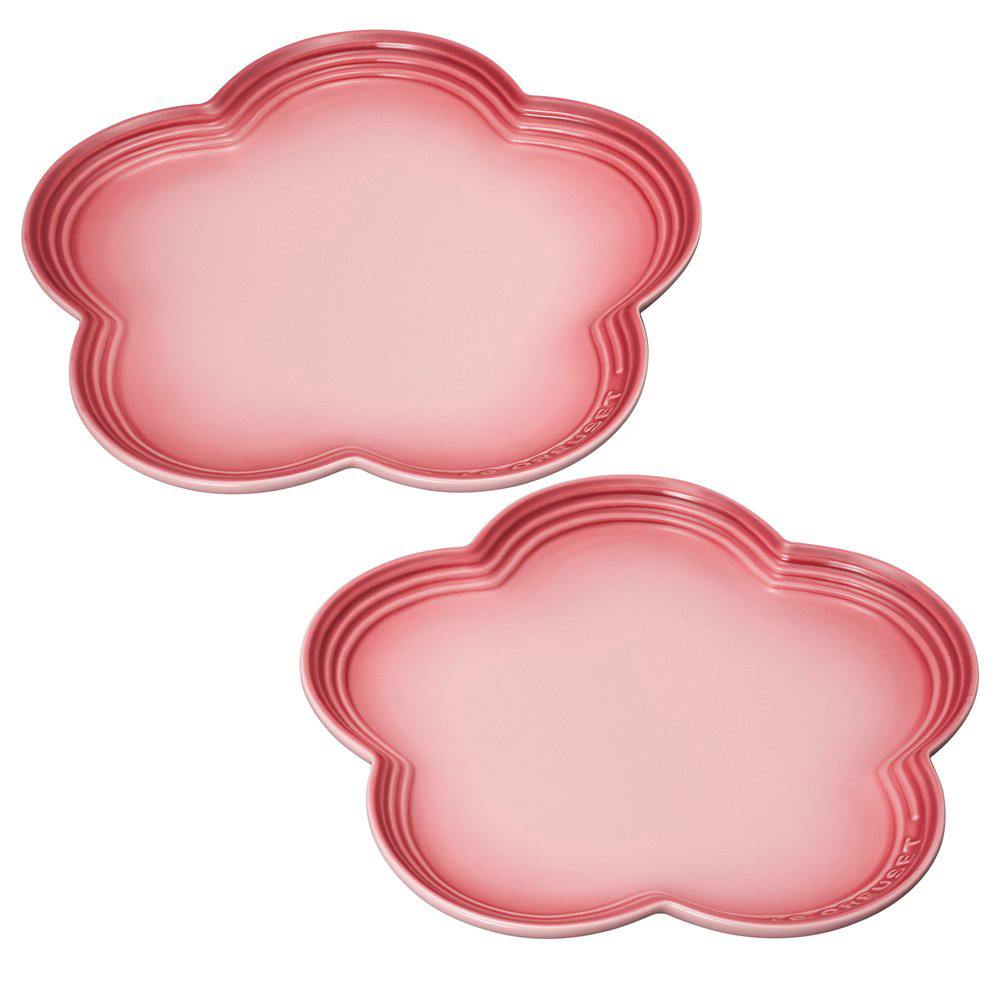 Set of 2 Flower Plate image number 0