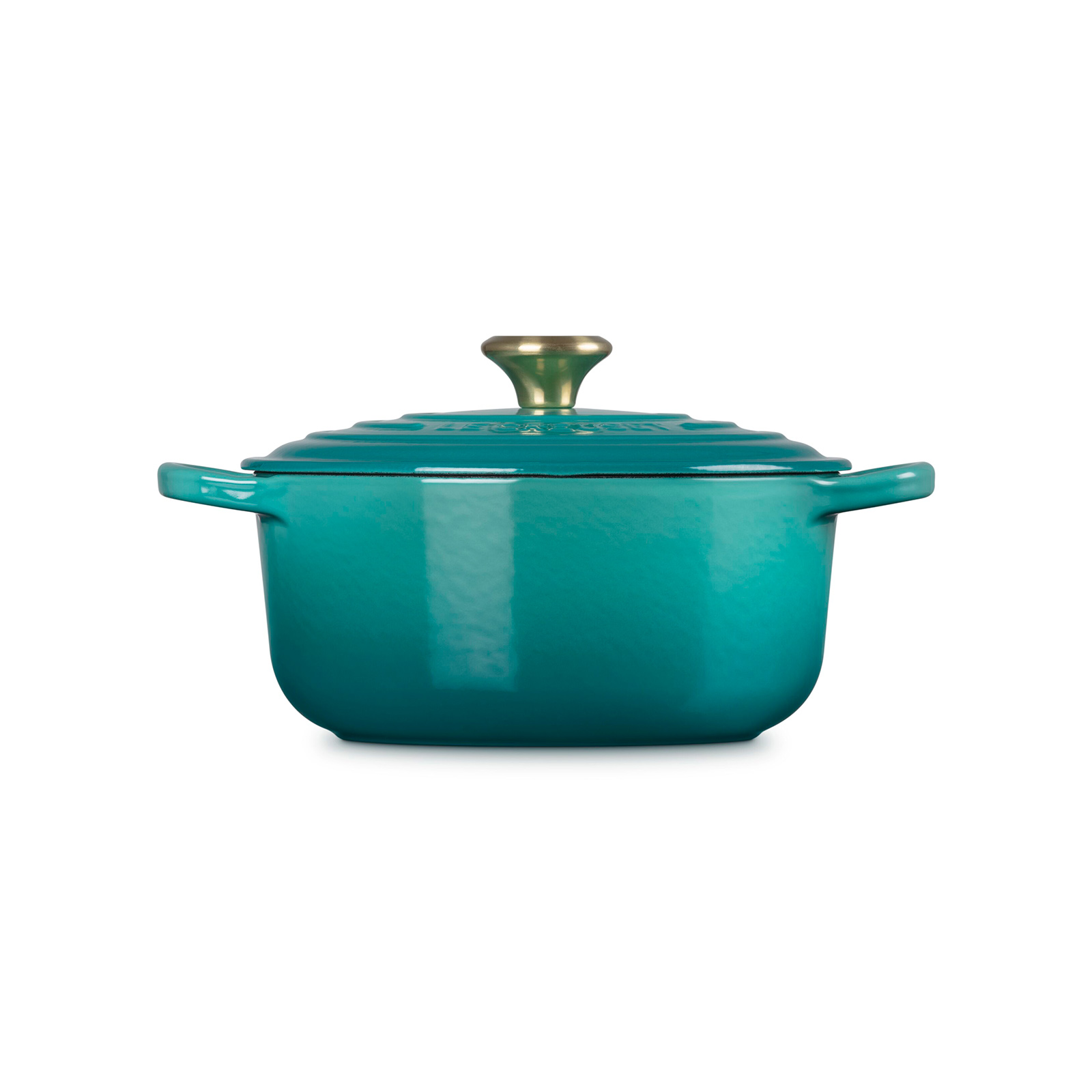 Round Casserole (Light Gold Knob) image number 2