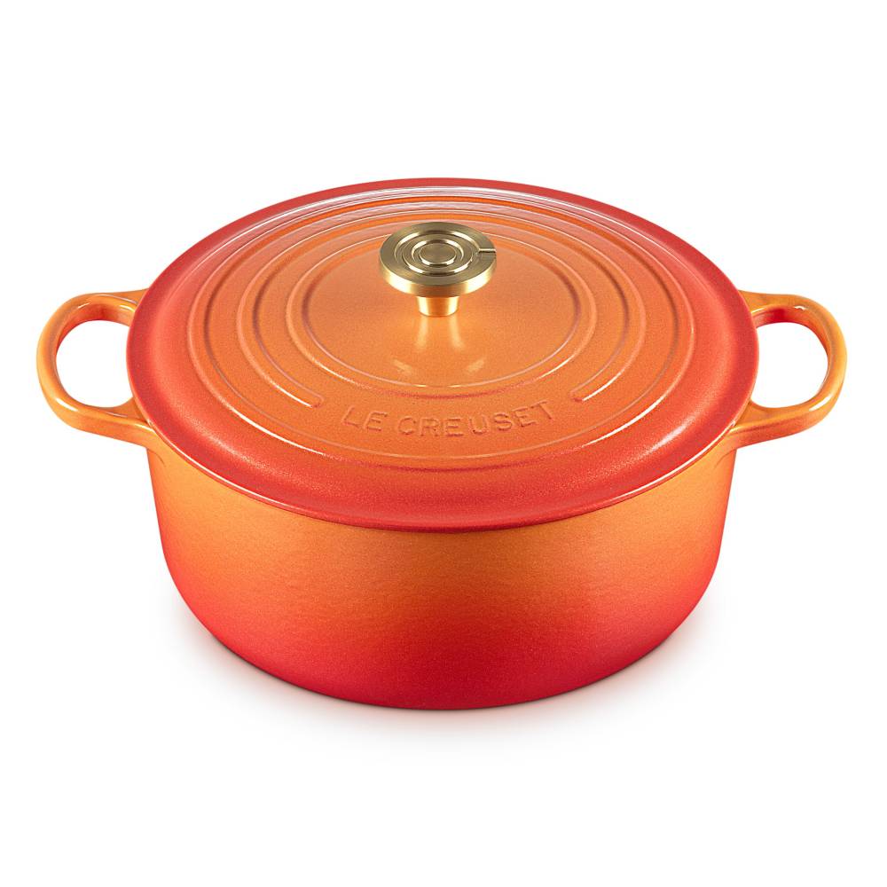 圓形琺瑯鑄鐵鍋 (一百周年鍋蓋頭) image number 1