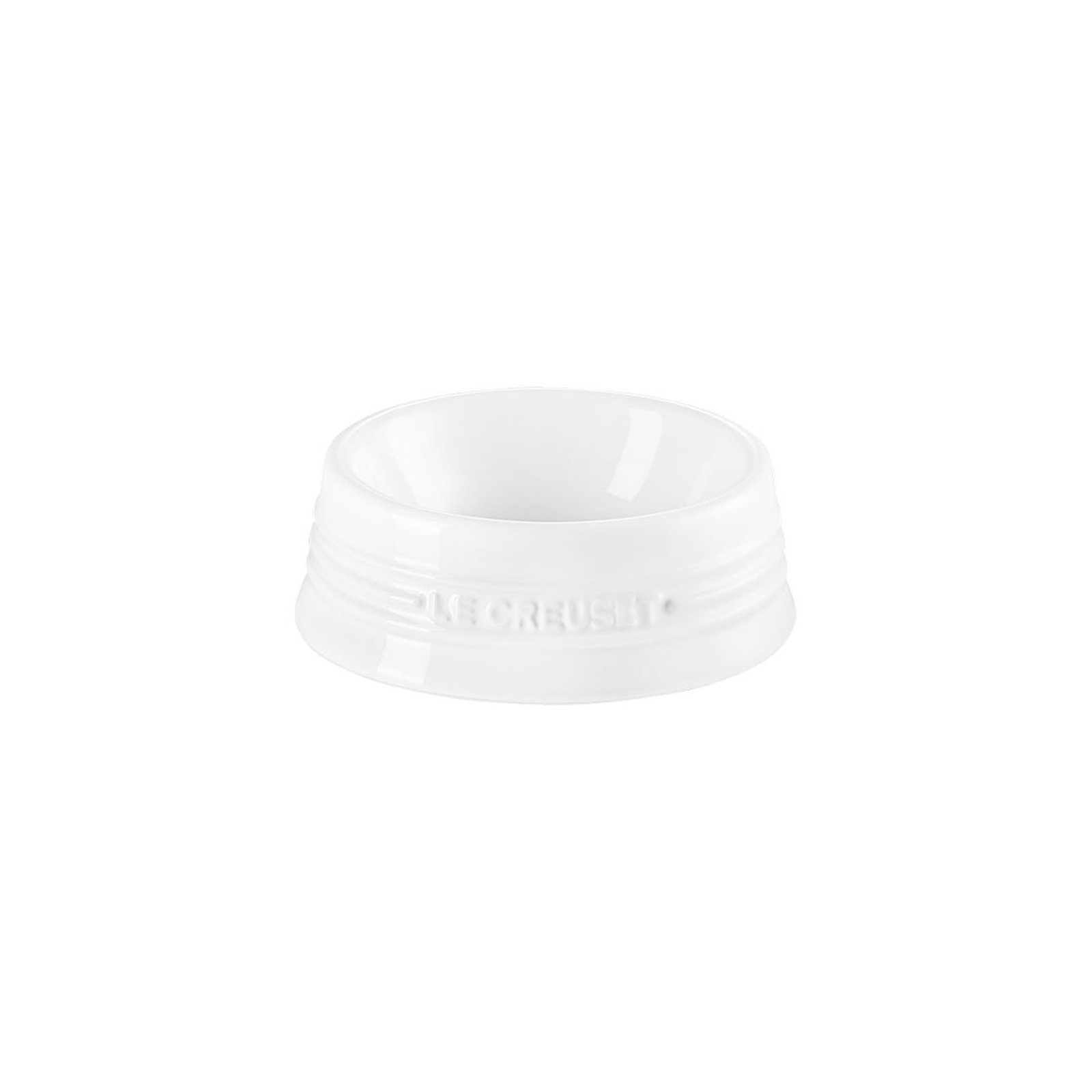 Small Dog Bowl White