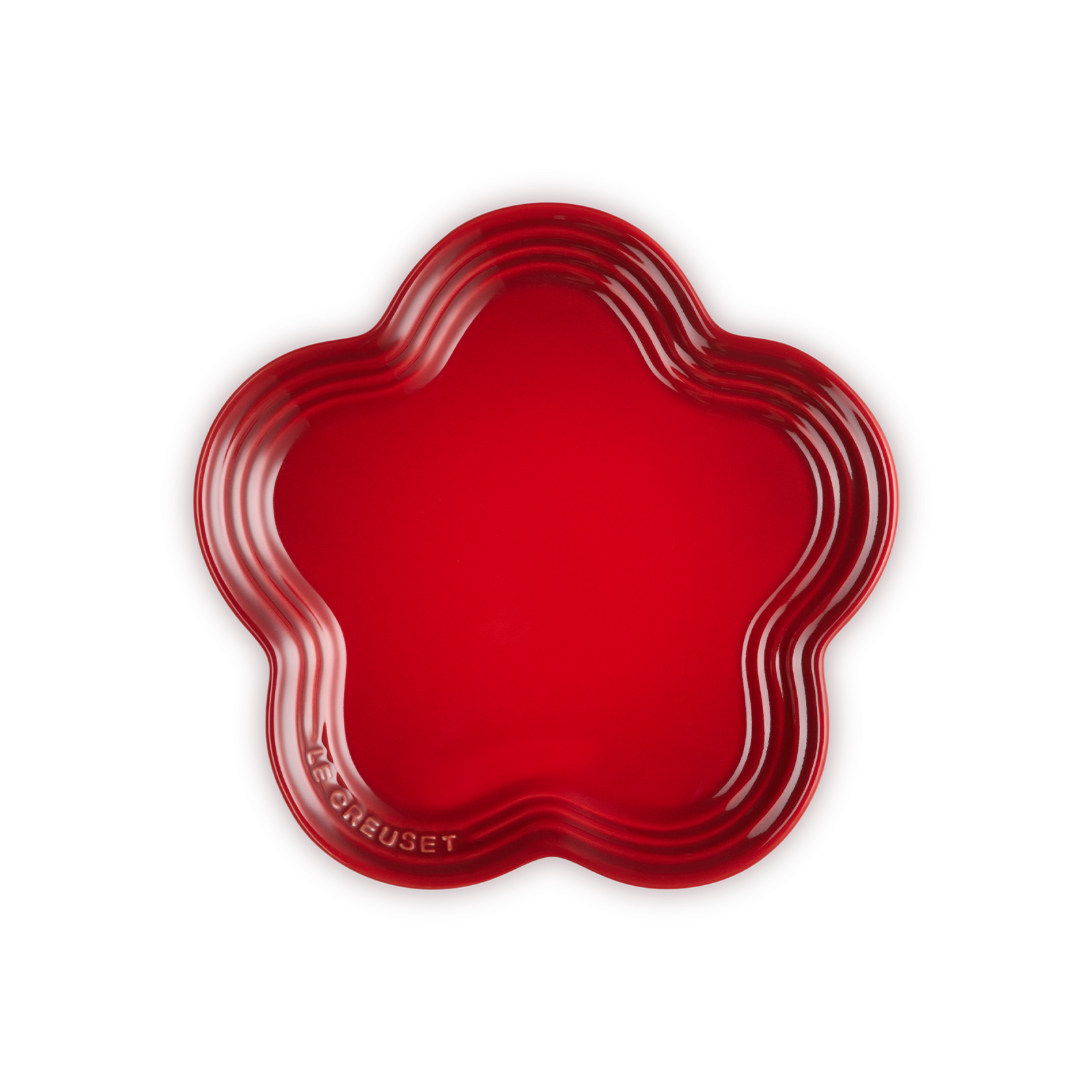 Flower Plate 19cm Cerise