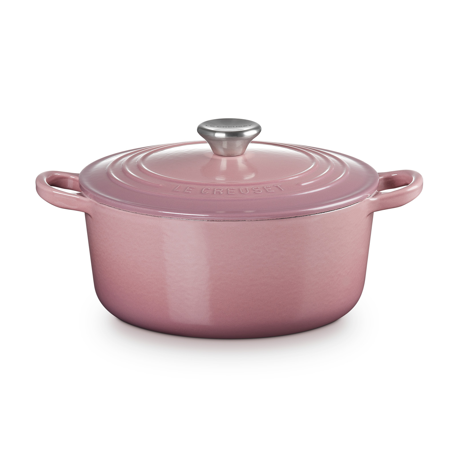 Round Casserole 22cm Mauve Pink image number 0