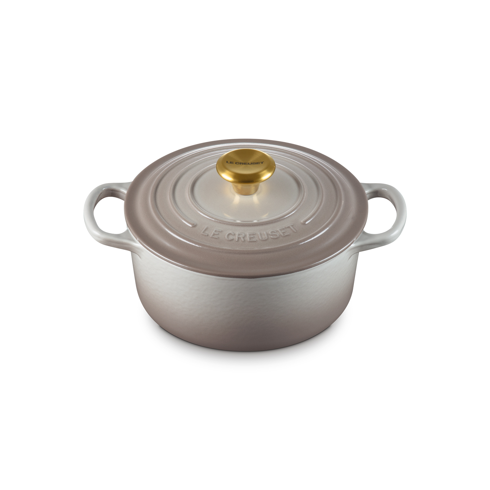 Round Casserole (Gold Knob) image number 1