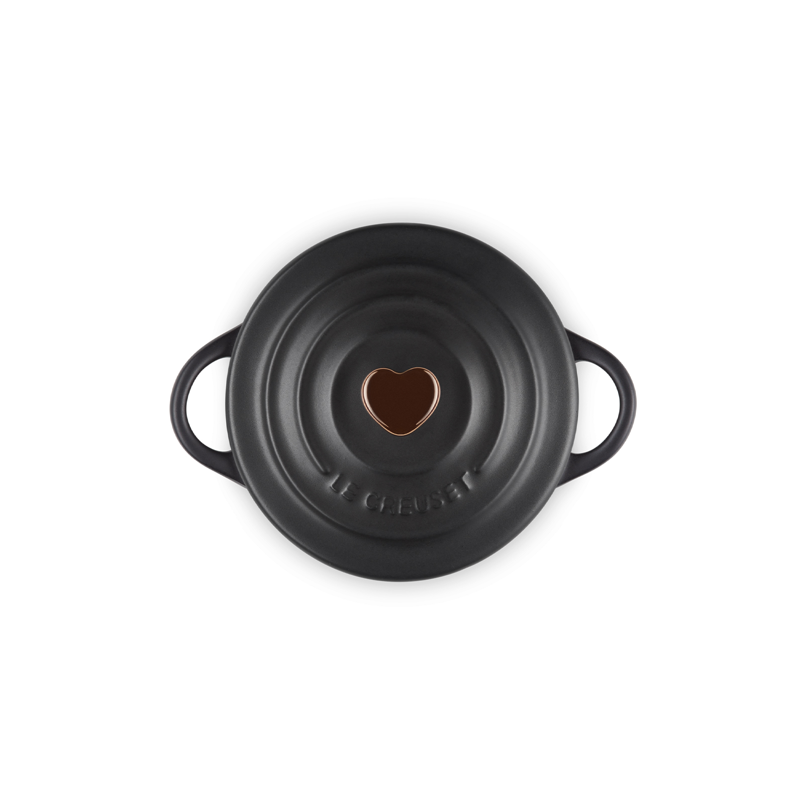 迷你陶瓷圓形小鍋子 (金色心形鍋蓋頭) image number 3