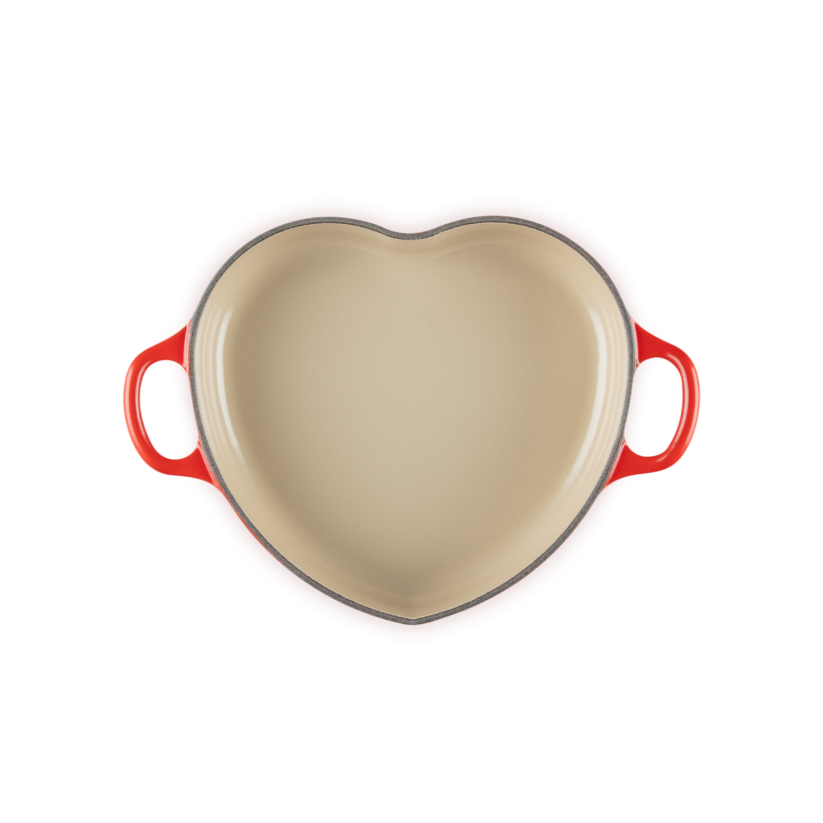 心型琺瑯鑄鐵淺底鍋 image number 4