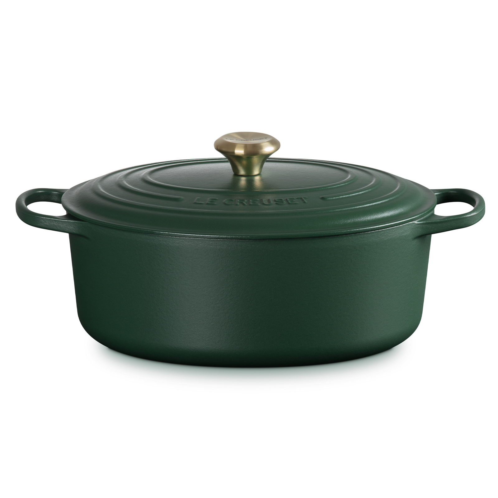 Oval Casserole 31cm Foret (Light Gold Knob)