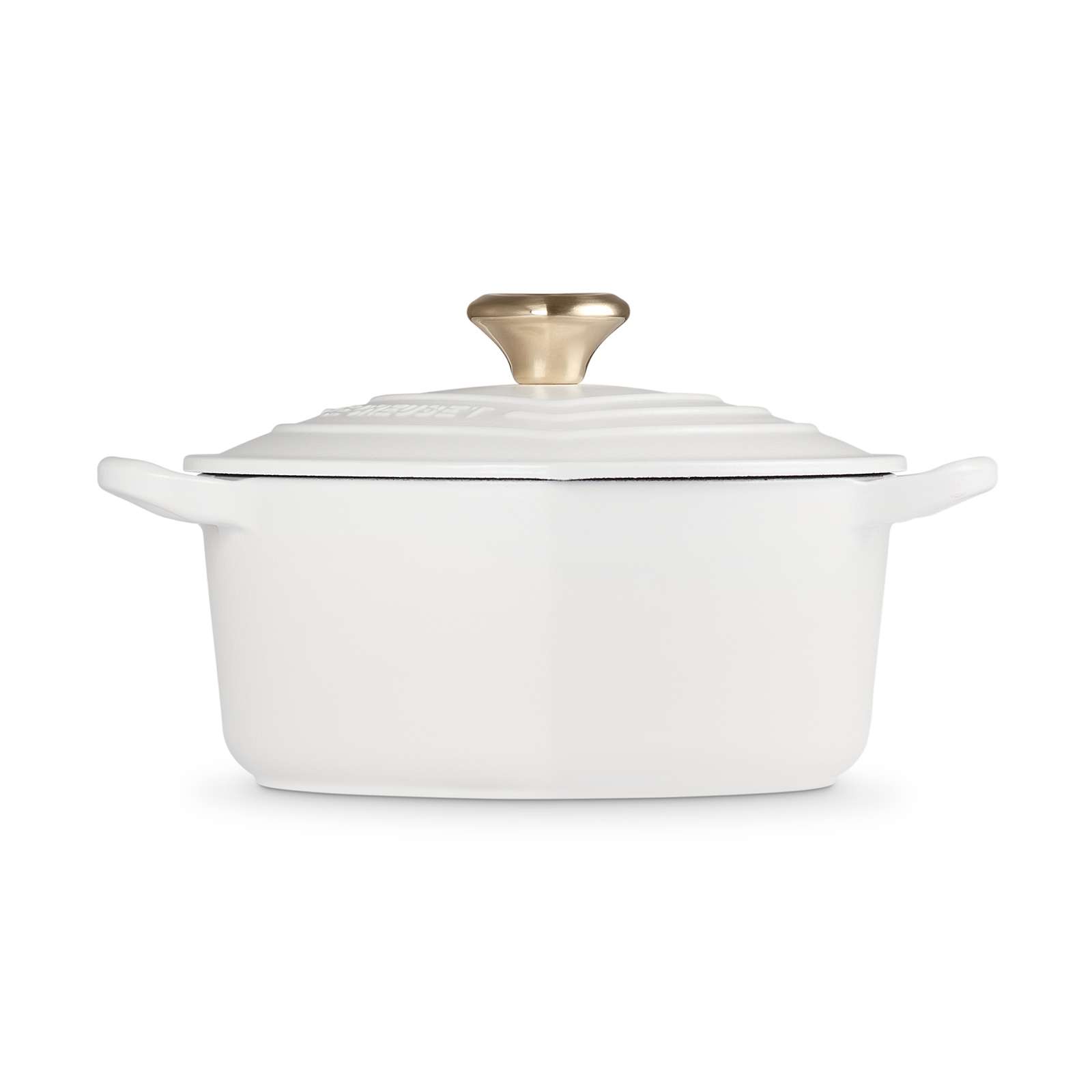 Heart Shaped Casserole (Light Gold Heart Knob) image number 2