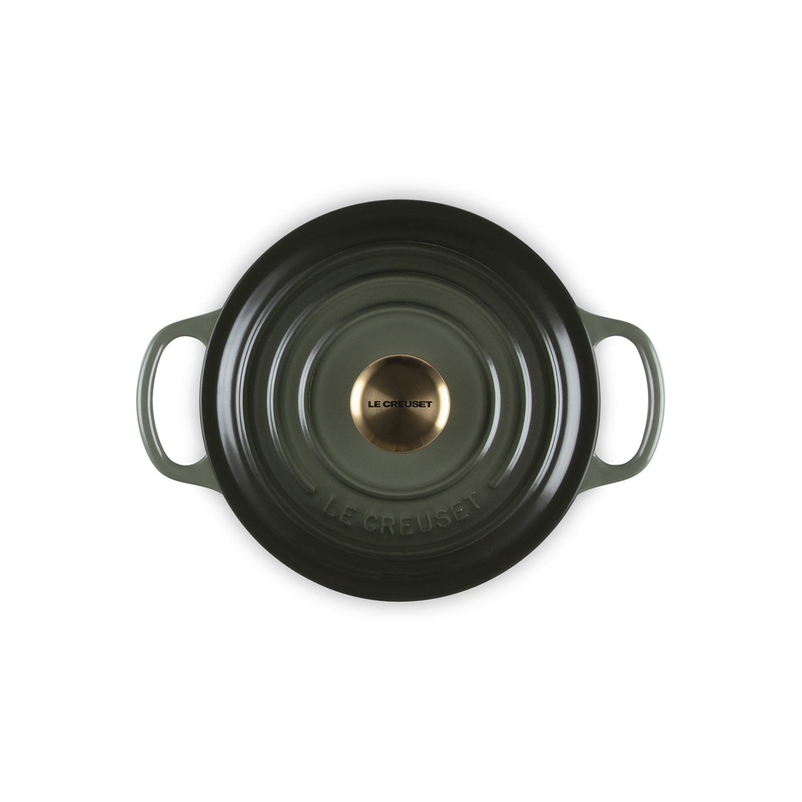 圓形琺瑯鑄鐵鍋 (金色鍋蓋頭) image number 3