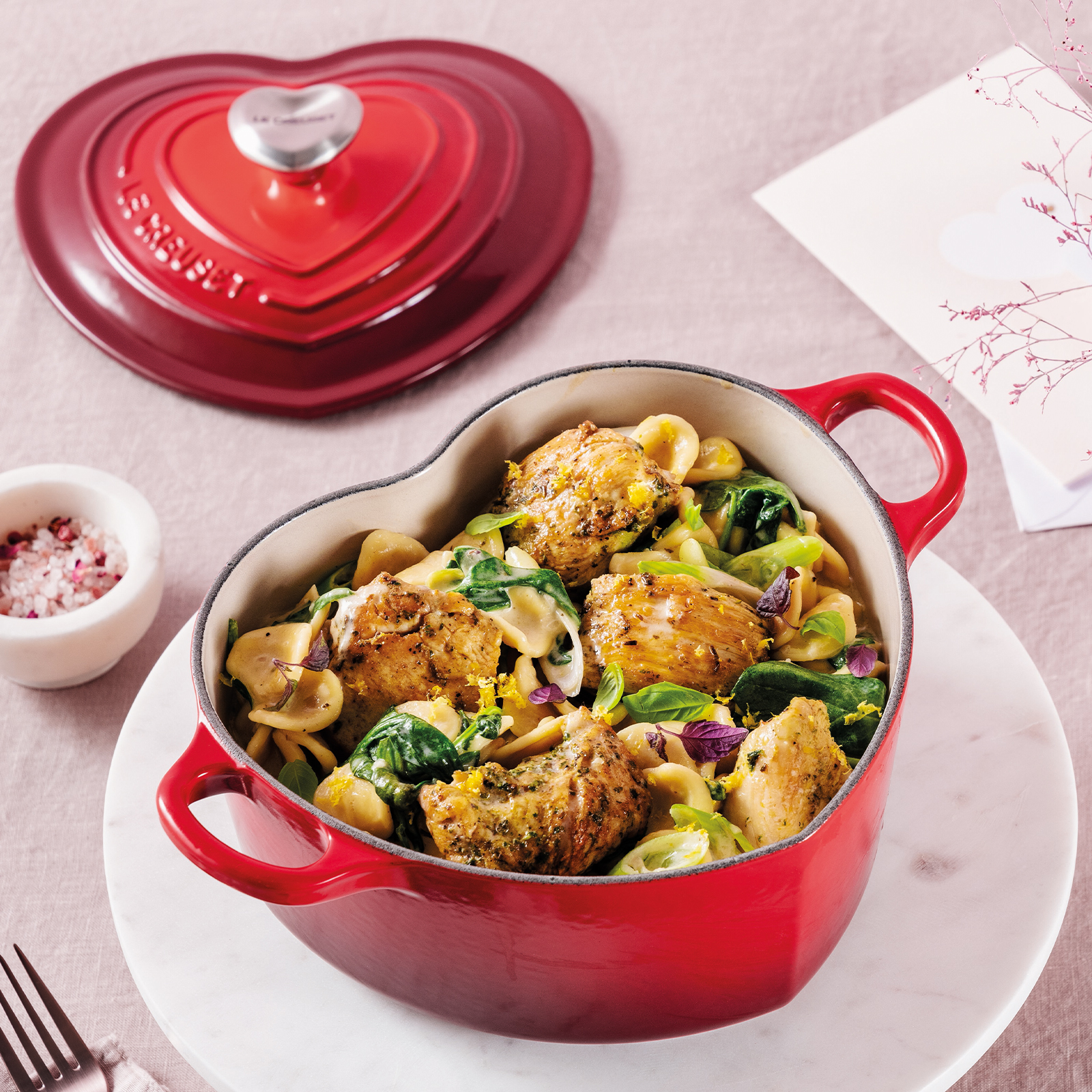 心形琺瑯鑄鐵鍋 (心形鍋蓋頭) image number 5