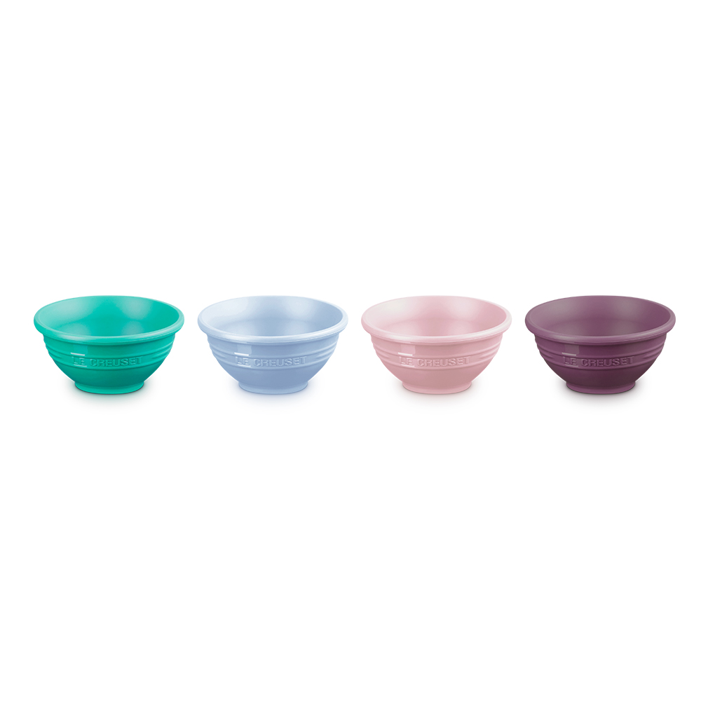 Set of 4 Silicone Prep Bowls image number 0