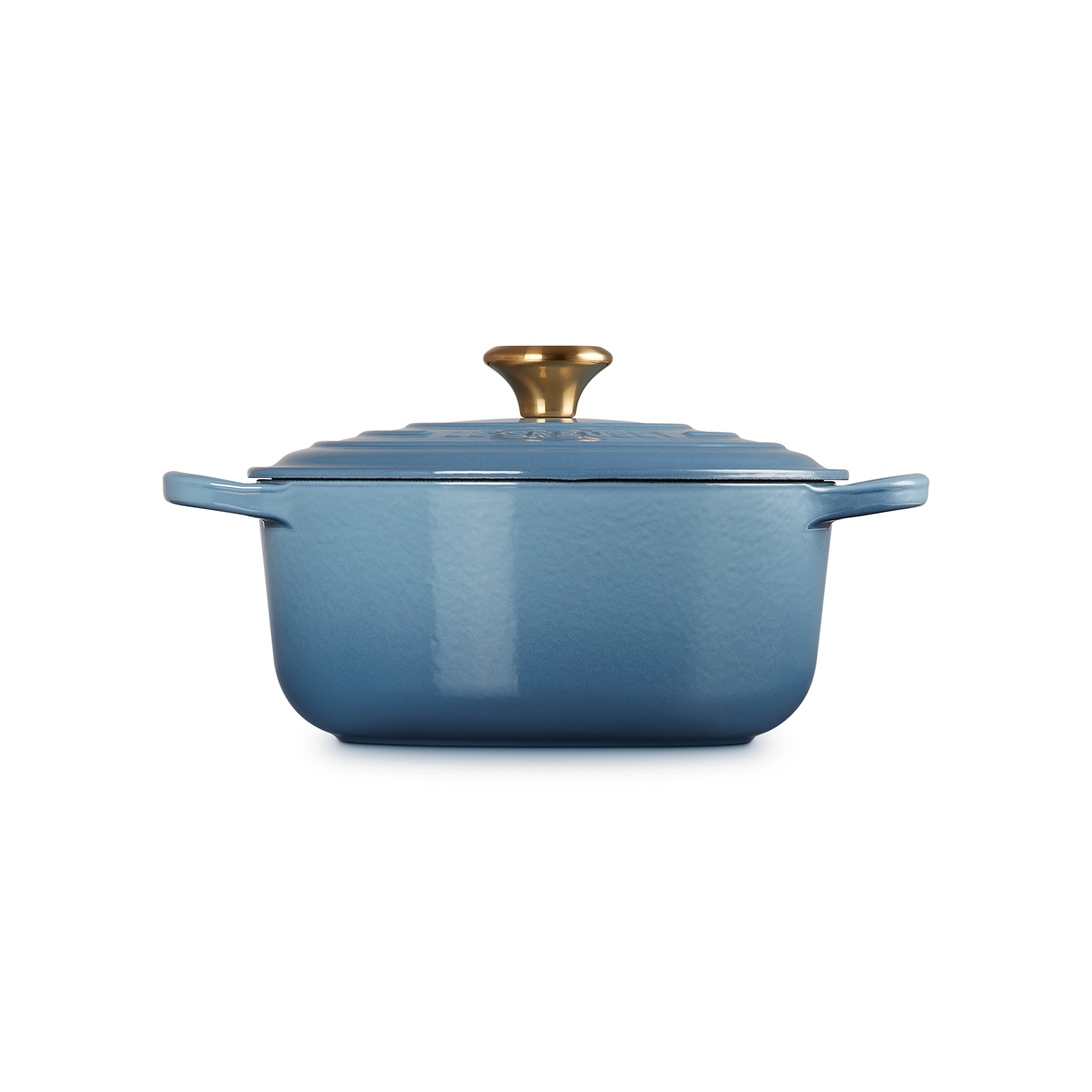 Round Casserole (Gold Knob - Black Interior) image number 2