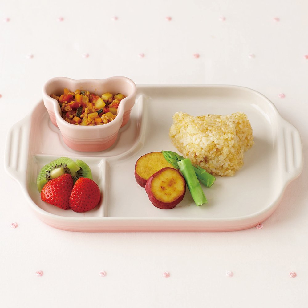 Bear Ramekin + 3 Sections Rectangular Plate image number 1