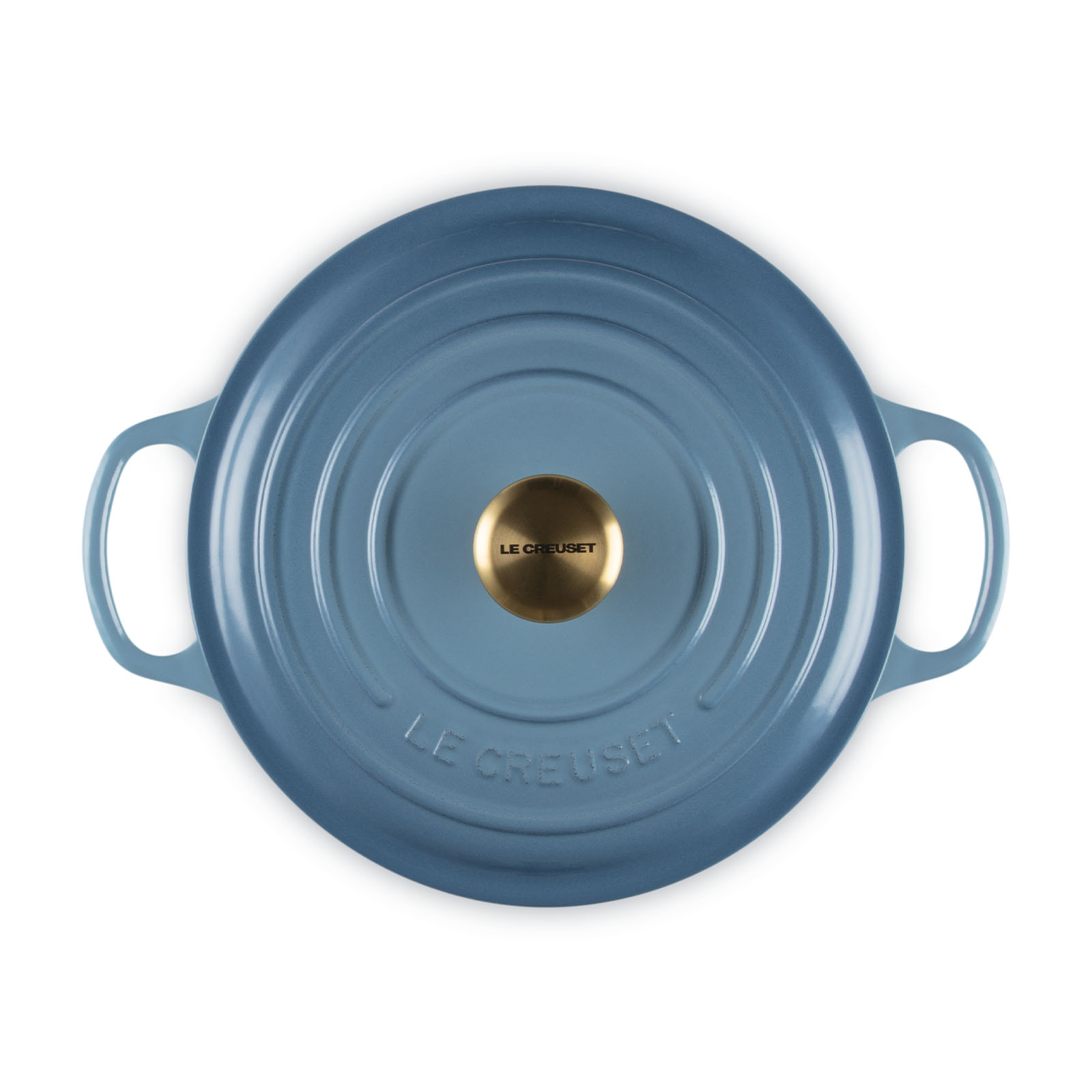 Round Casserole (Gold Knob) image number 3