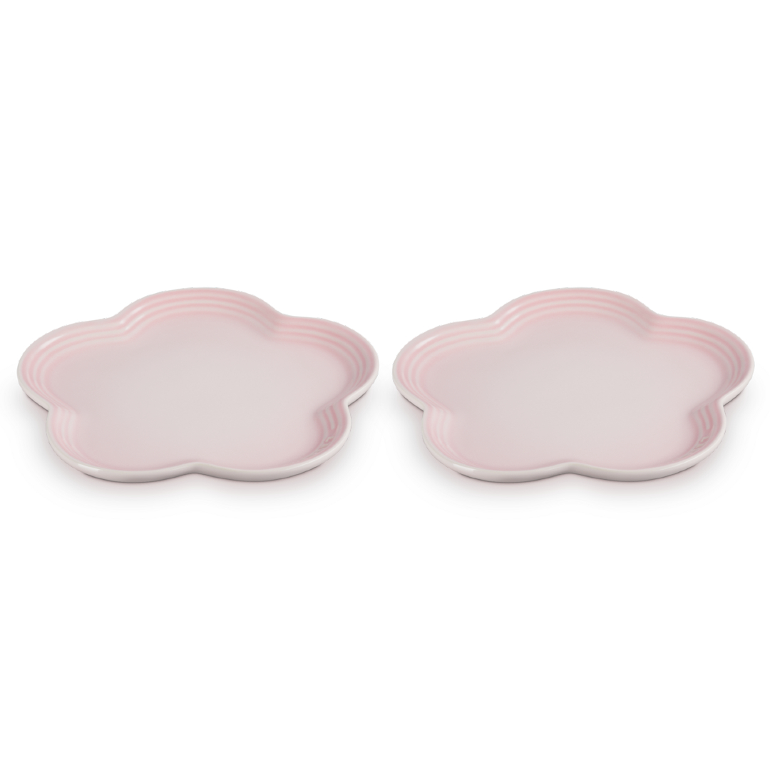 Set of 2 Flower Plate image number 1