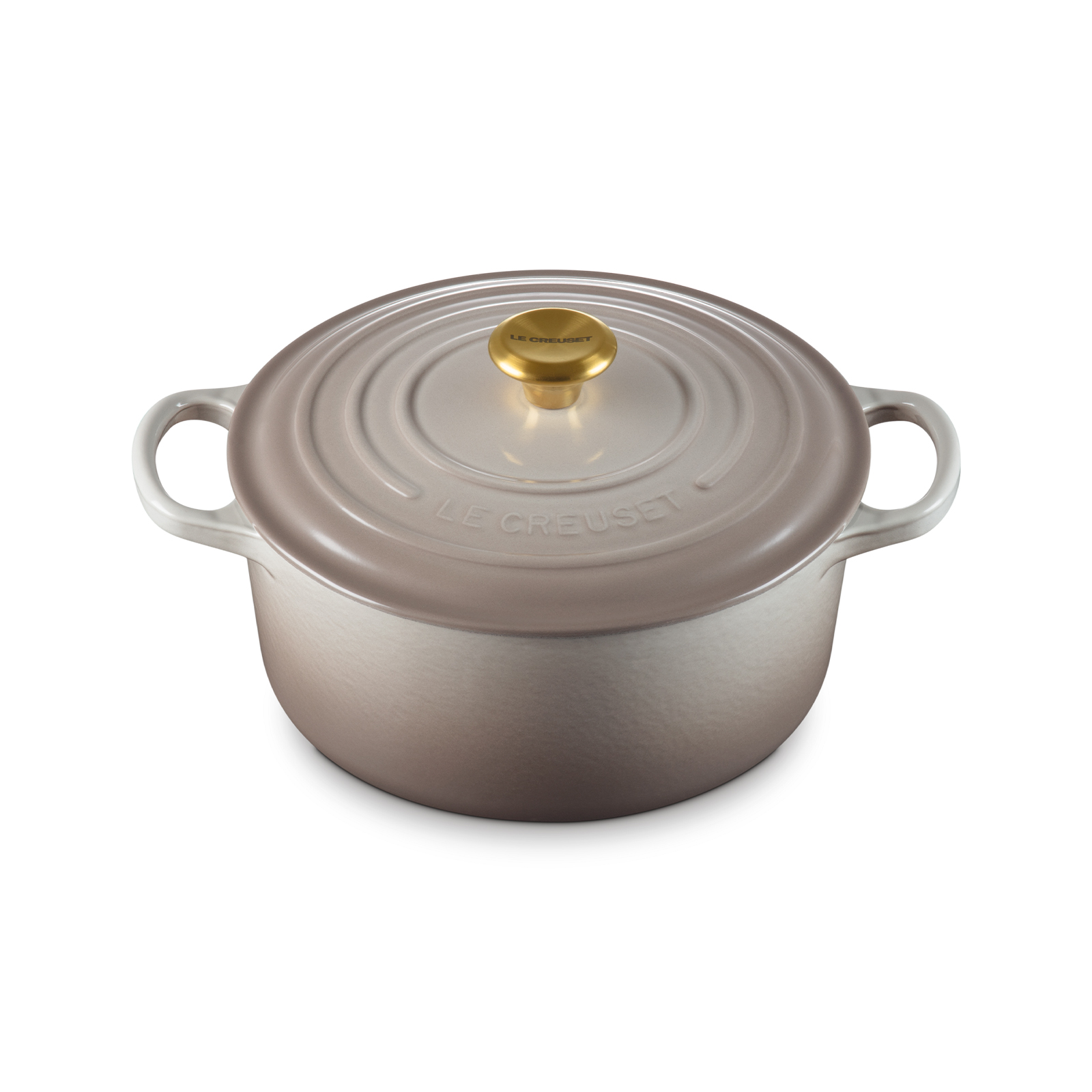 Round Casserole (Gold Knob) image number 1