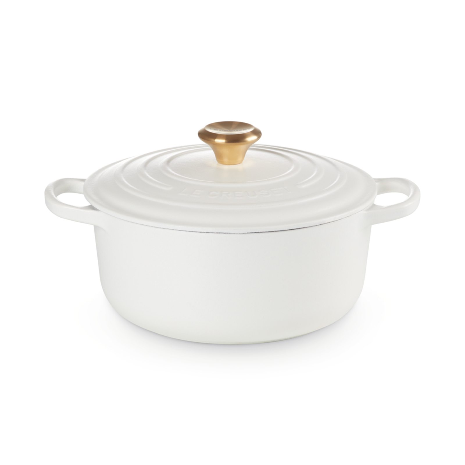 Round Casserole 20cm Cotton (Gold Knob) image number 0