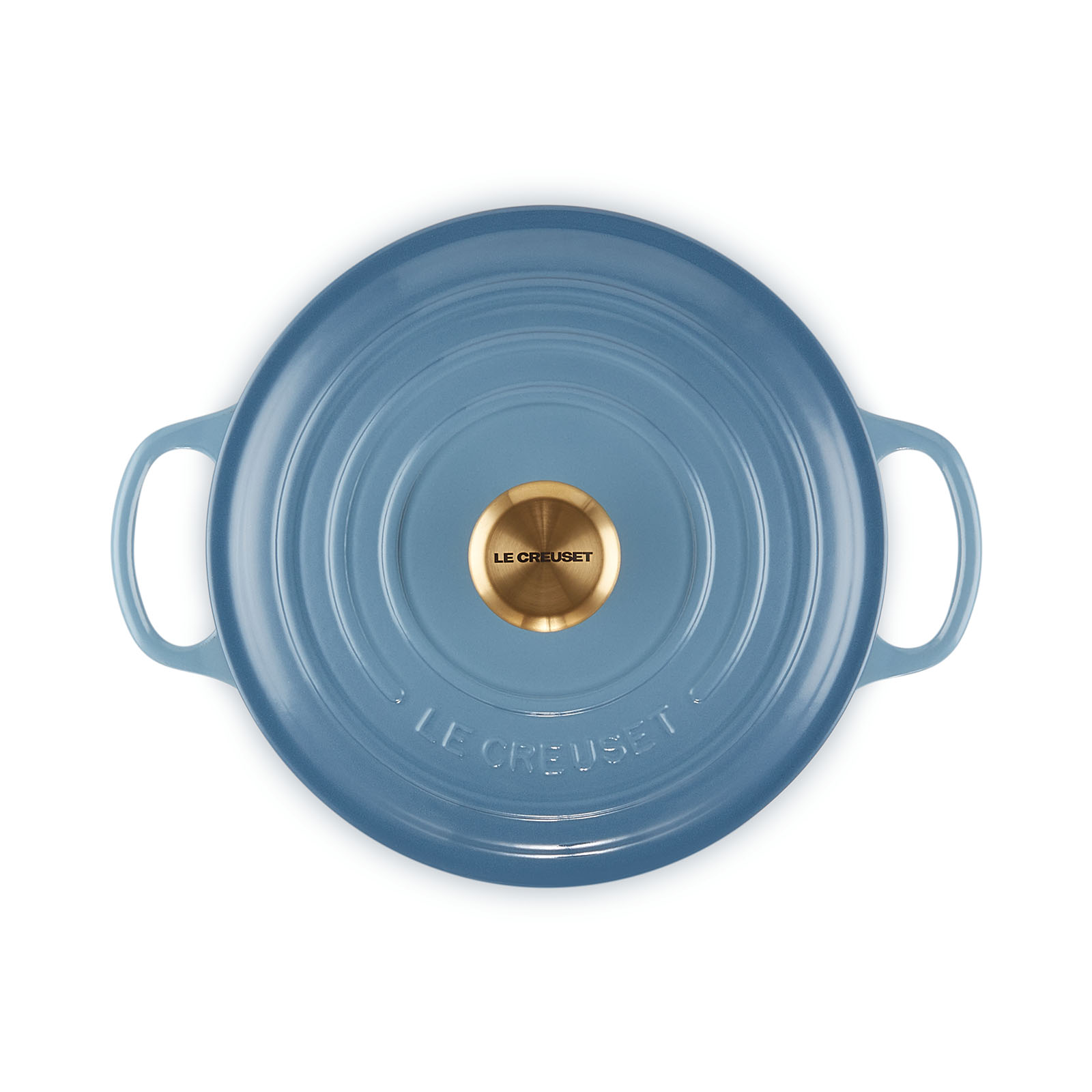 Round Casserole (Gold Knob) image number 3