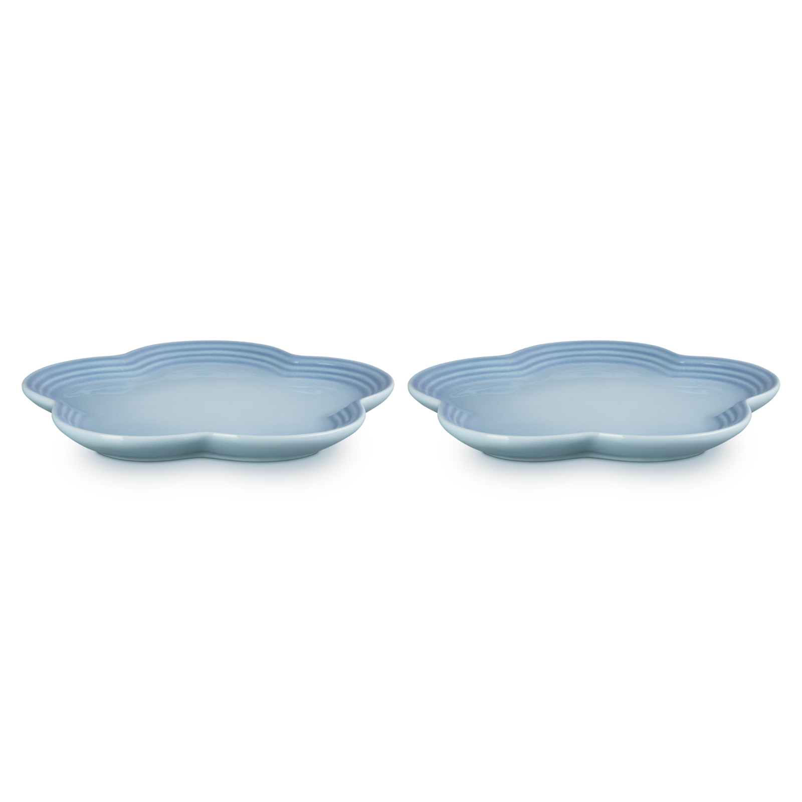 Set of 2 Flower Plate image number 1