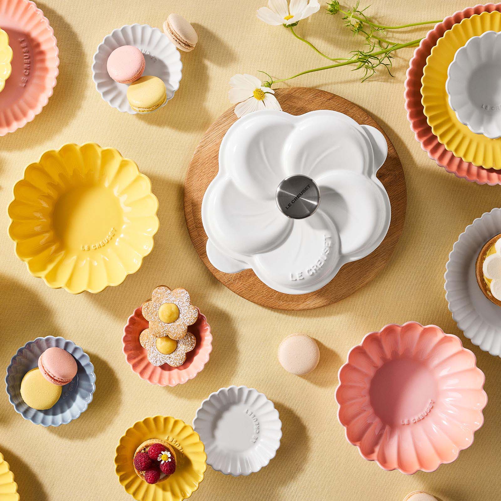 非洲菊造型陶瓷碟 2件裝 image number 5