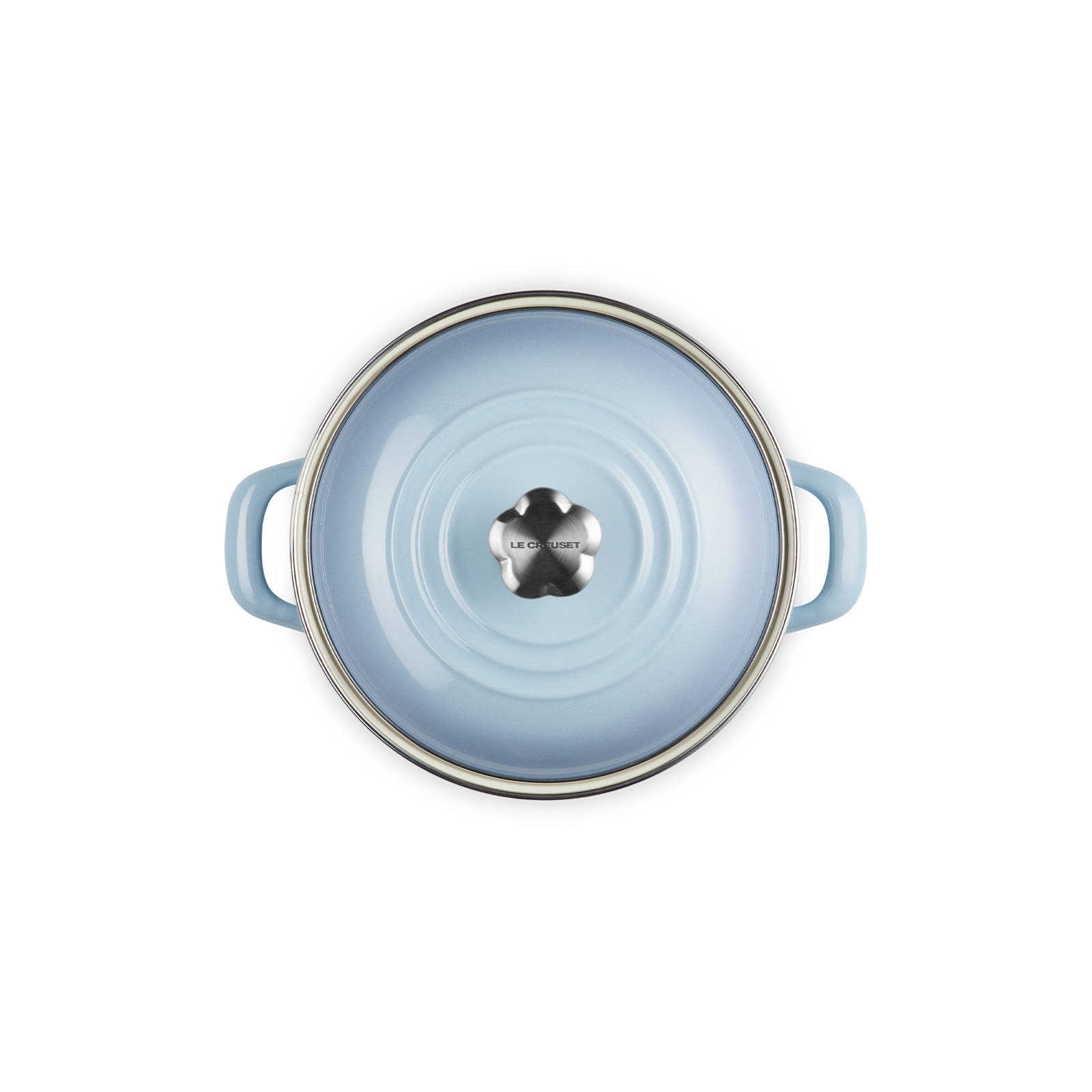 Enamel On Steel Casserole (Flower Knob) image number 3