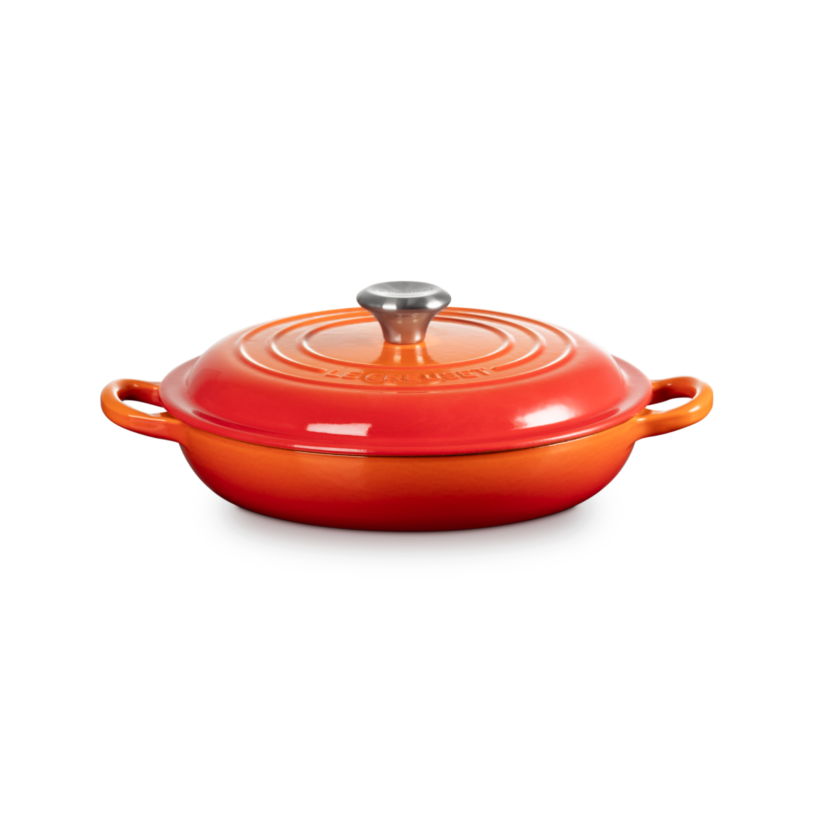 琺瑯鑄鐵淺底鍋 22厘米 Flame