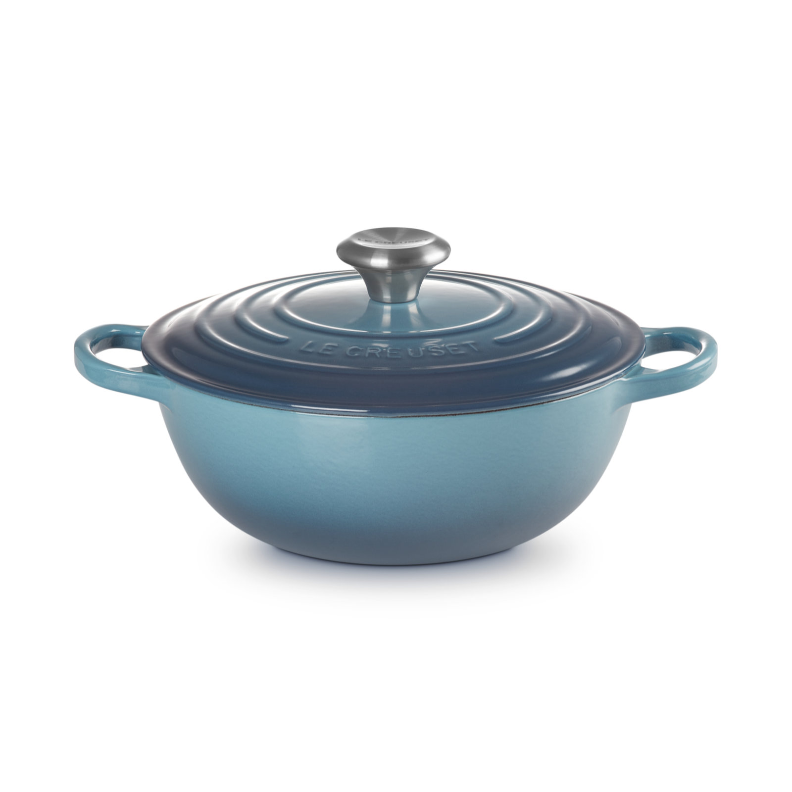 琺瑯鑄鐵深炒鍋 24厘米 Marine