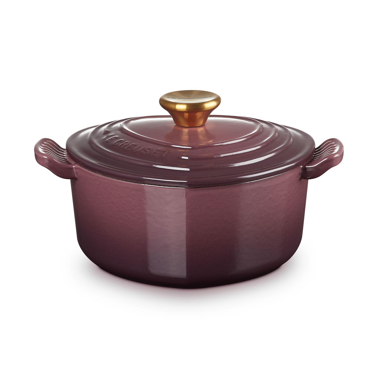 Heart Shaped Casserole (Black interior - Gold Knob) image number 1