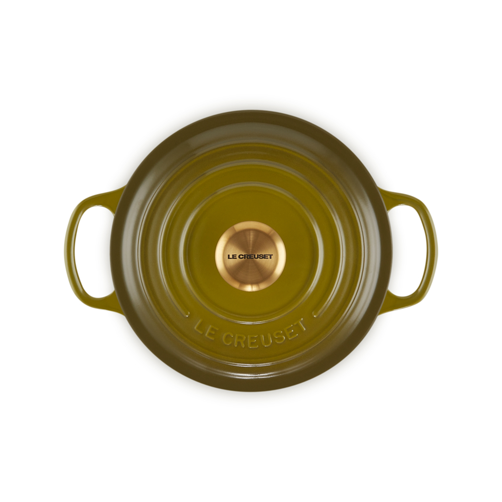 Round Casserole (Gold Knob) image number 3