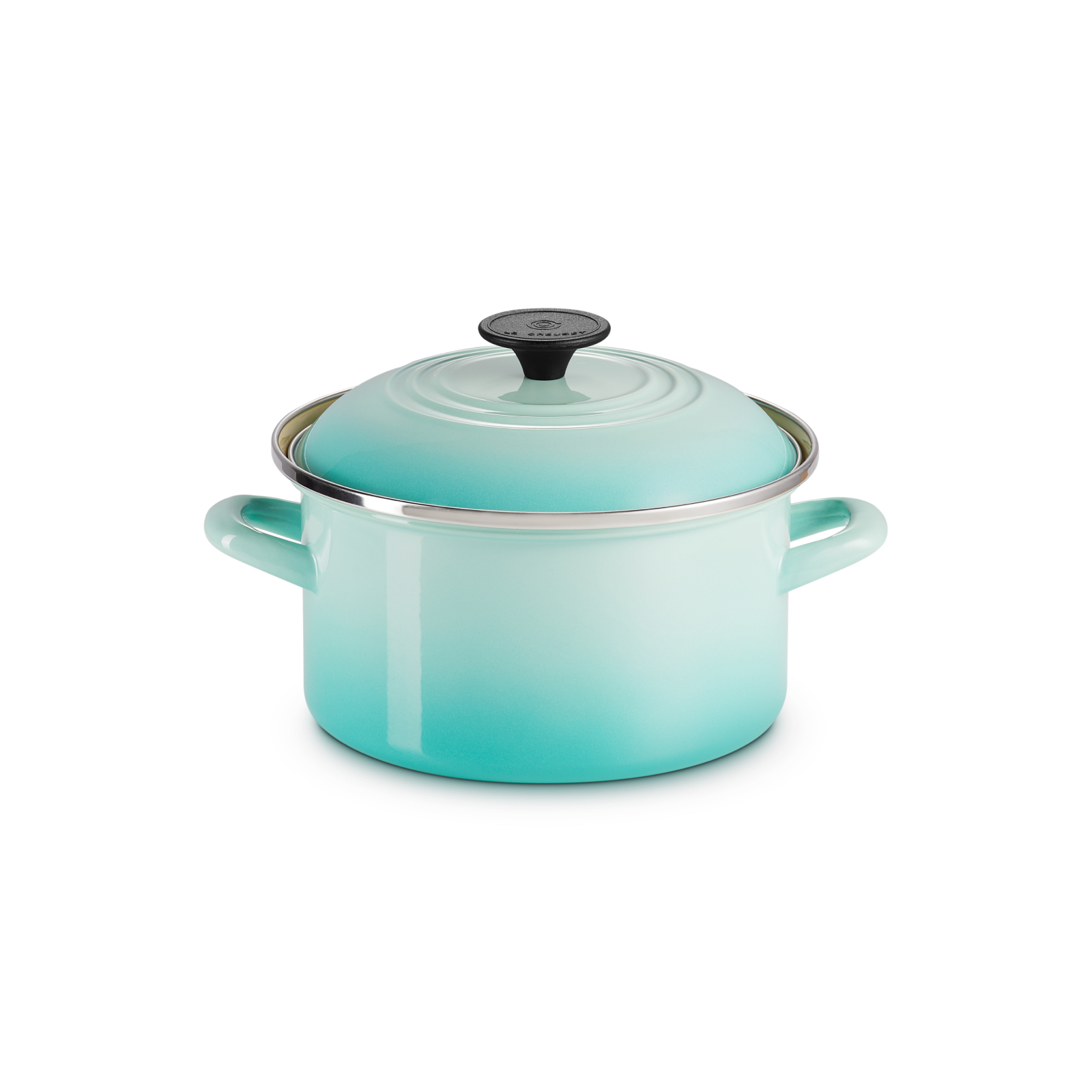 Enamel On Steel Casserole 20cm Cool Mint