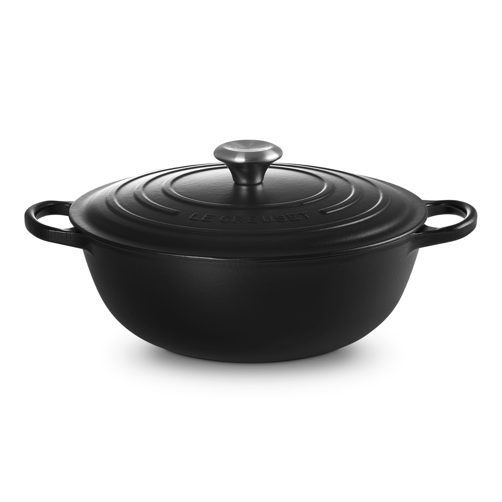琺瑯鑄鐵深炒鍋 28厘米 Matte Black