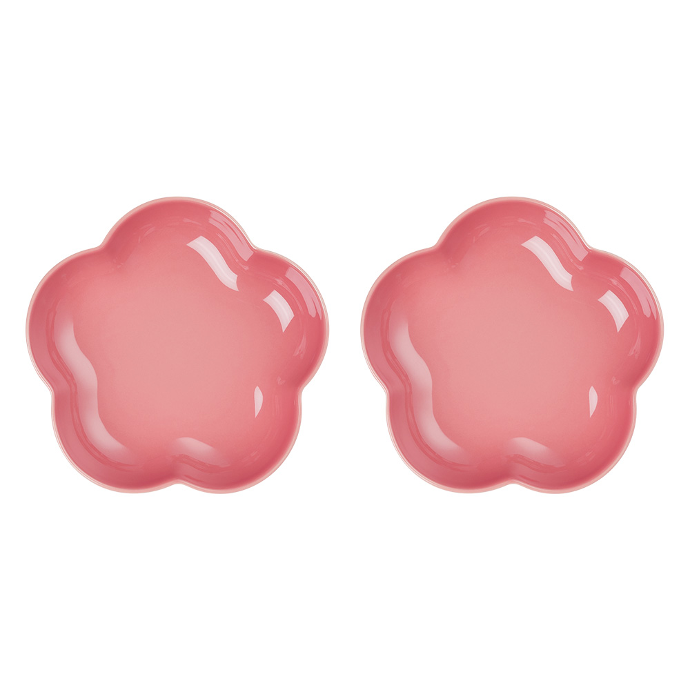 Set of 2 Flower Dish image number 0